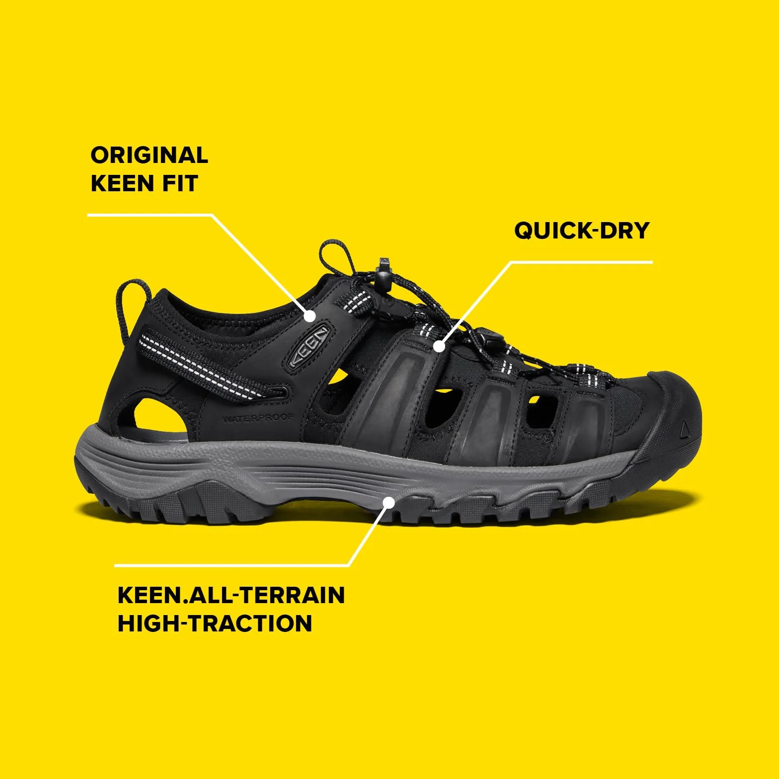 Keen Targhee 3 Closed Toe - Sandały sportowe męski