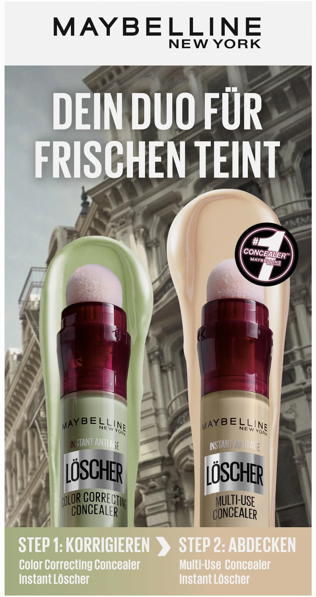 Maybelline New York Instant Anti-Age Color Corrector korektor zielony 6,8 ml nr 01 Light