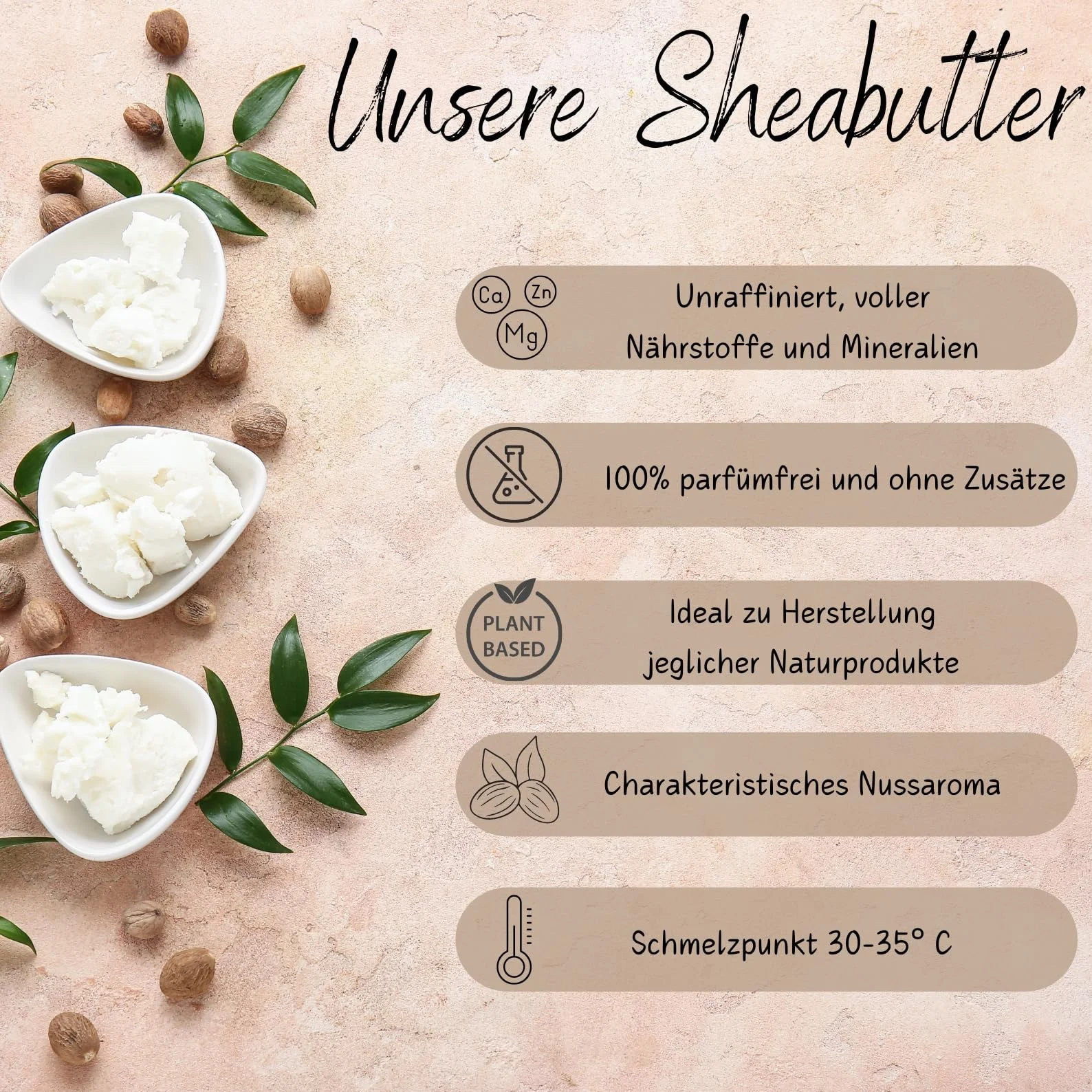 Masło shea nierafinowane tłoczone na zimno 300 g naturalne wegańskie bezzapachowe