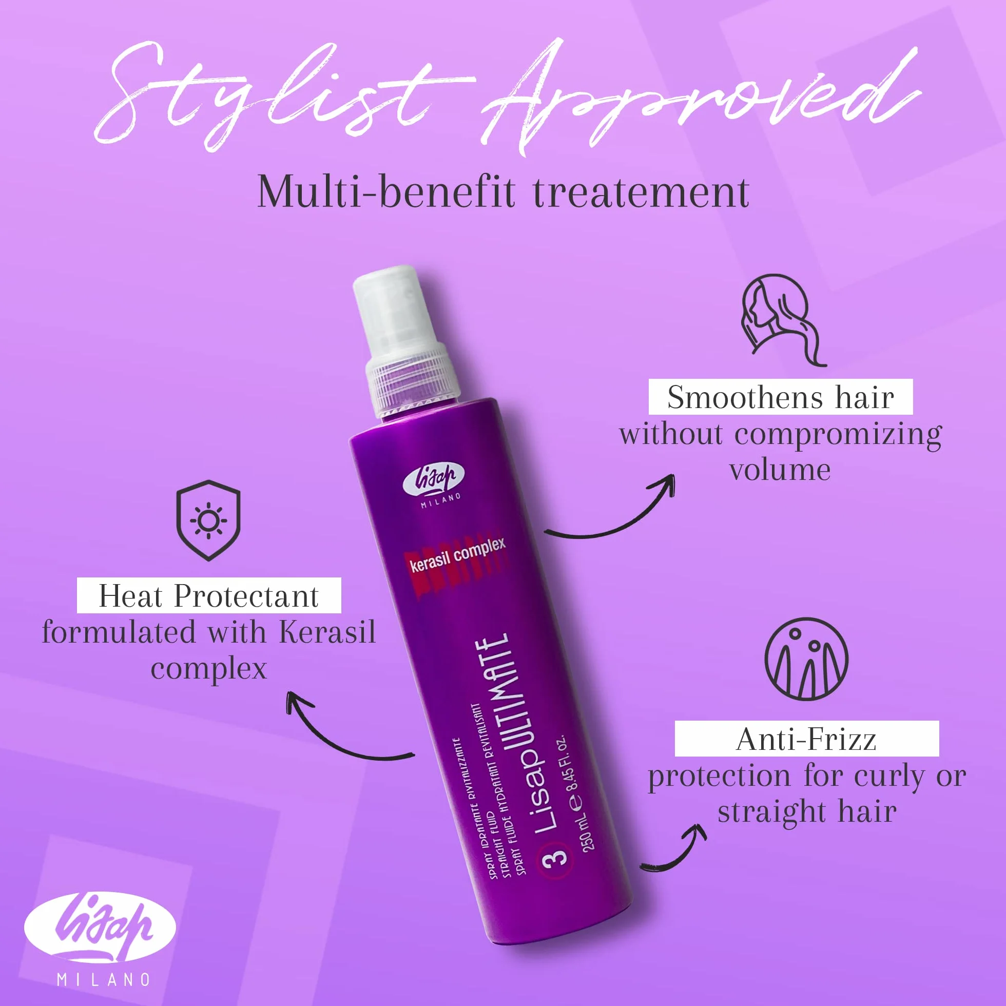 Lisap Milano Lisap Ultimate Straight Fluid (, 250 ml