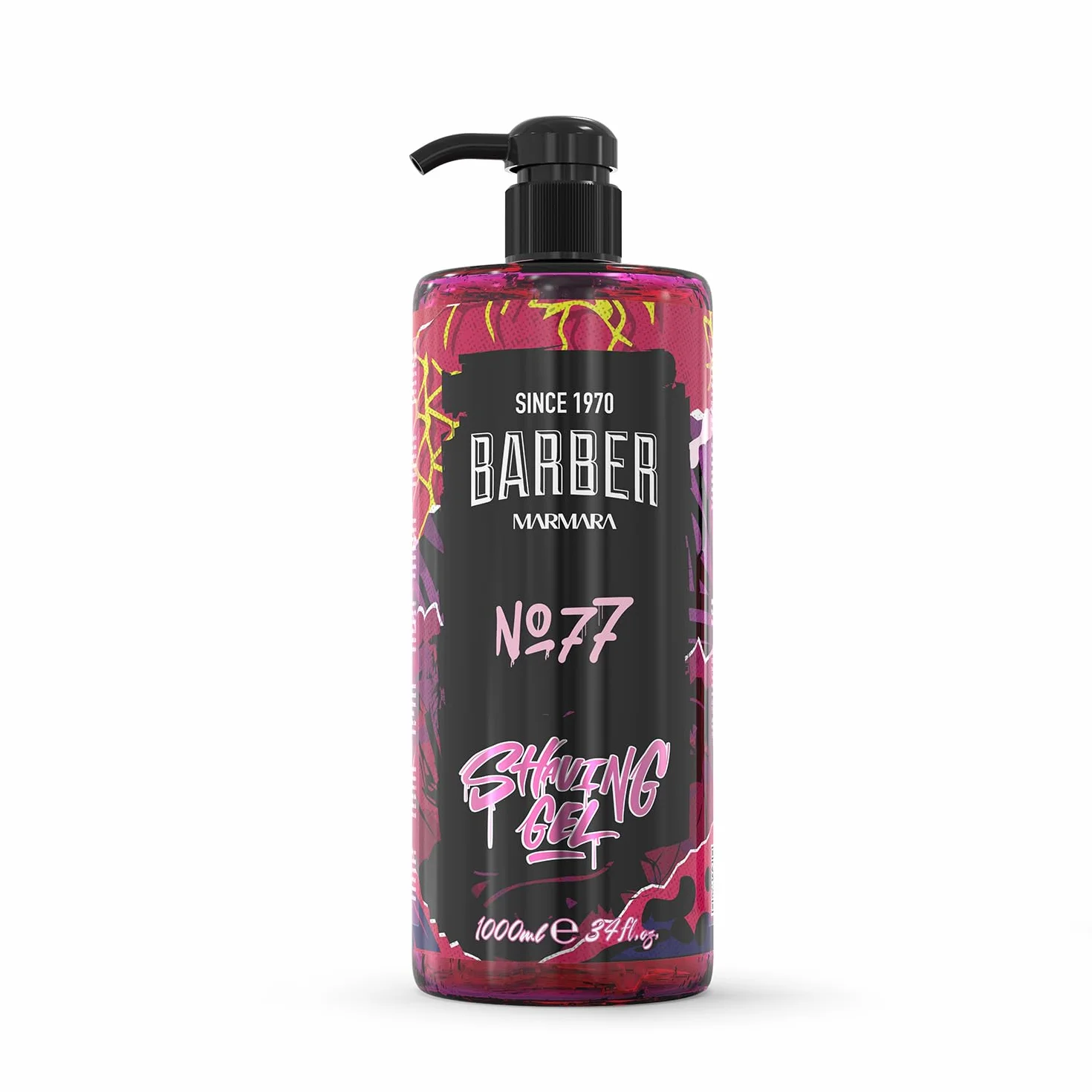 Barber Marmara Żel do golenia nr 77 1L przezroczysty bez piany z pompką