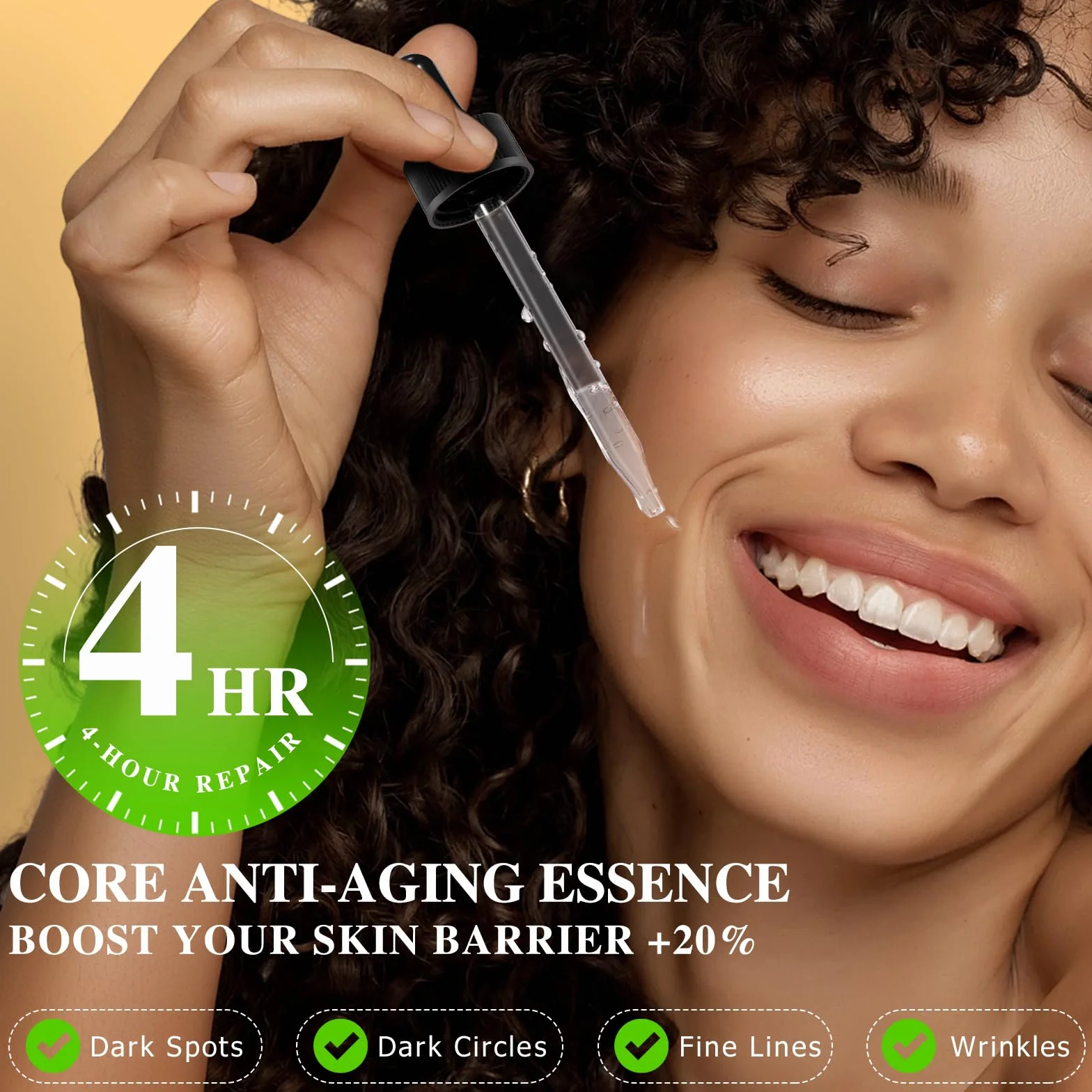 Serum z witaminą C 60 ml, serum z witaminą C z kwasem laluronowym, witaminą E, aloesem, naturalną formułą przeciwzmarszczkową z kwasem ferulowym, organiczne, wegańskie, nawilżające i rozjaśniające