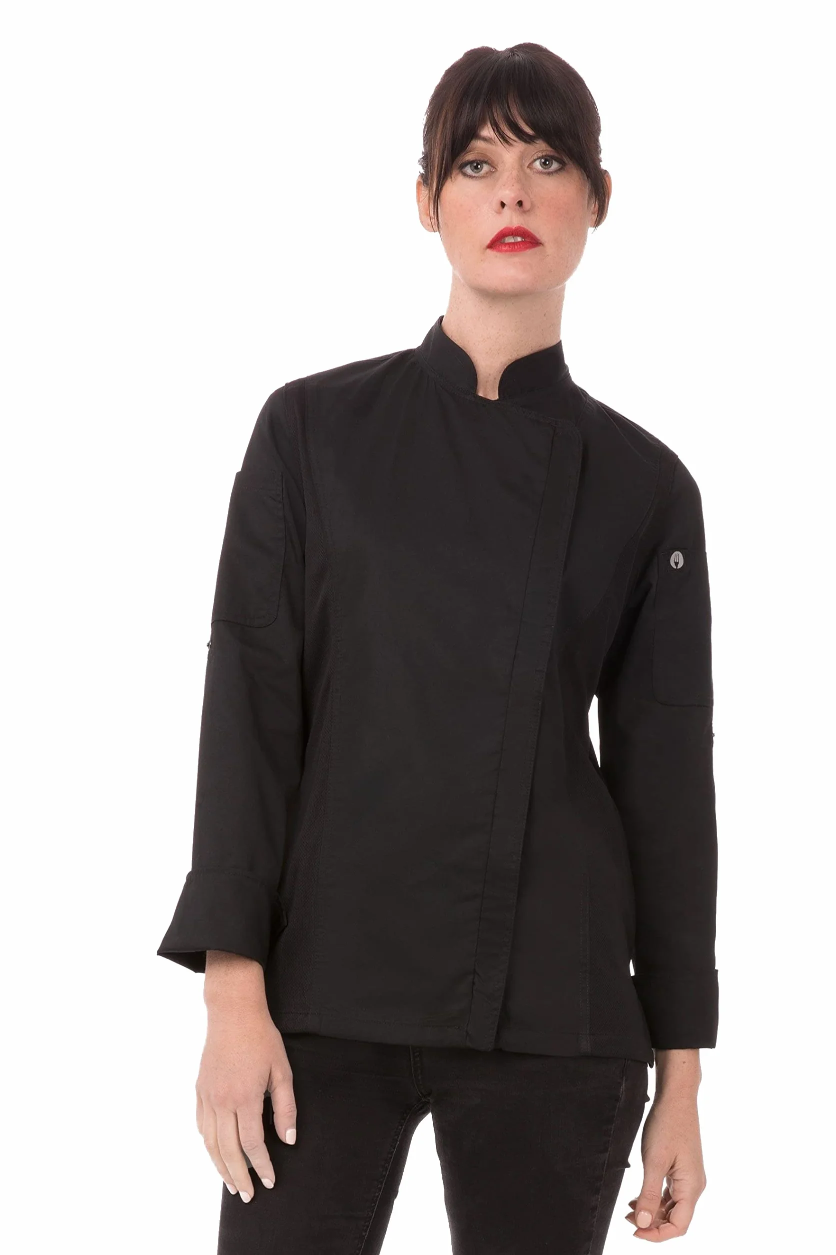 Chef Works Hartford Chef Płaszcz Kobiety Hartford Chef Coat (1 w zestawie)