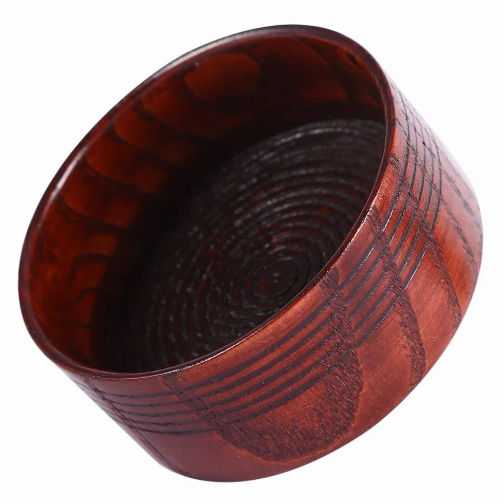 Naturalna miska do golenia 7,5 x 3,7 cm, mydelniczka do golenia, do podróży do codziennego użytku