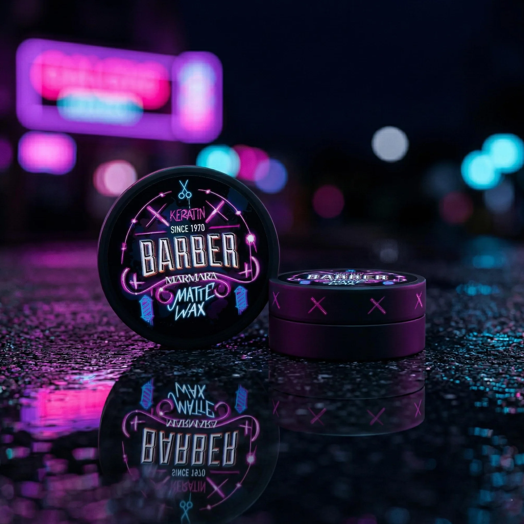 Barber Marmara Wosk do włosów matowy, lekka kontrola, wodna formuła, matowe wykończenie, dodaje objętości i tekstury, z keratyną, łatwe do mycia, kontrola puszenia 150ml
