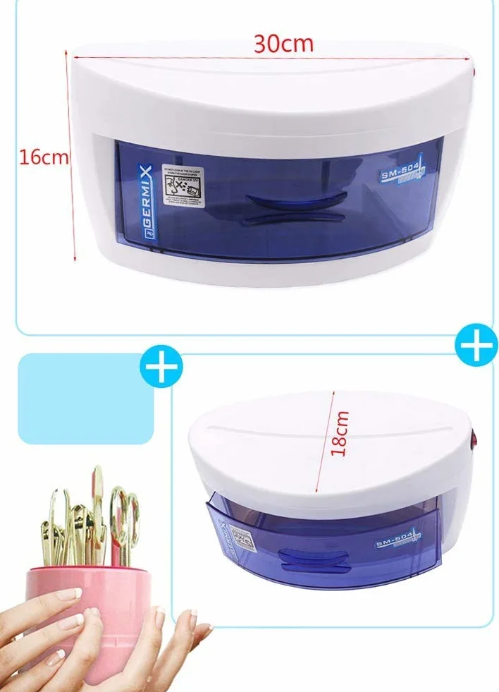 Sterylizator UV Mini Dezynfekcja Maszyna do Manicure Narzędzia Salon Piękności Przenośny Drawer Spa Tattoo CE