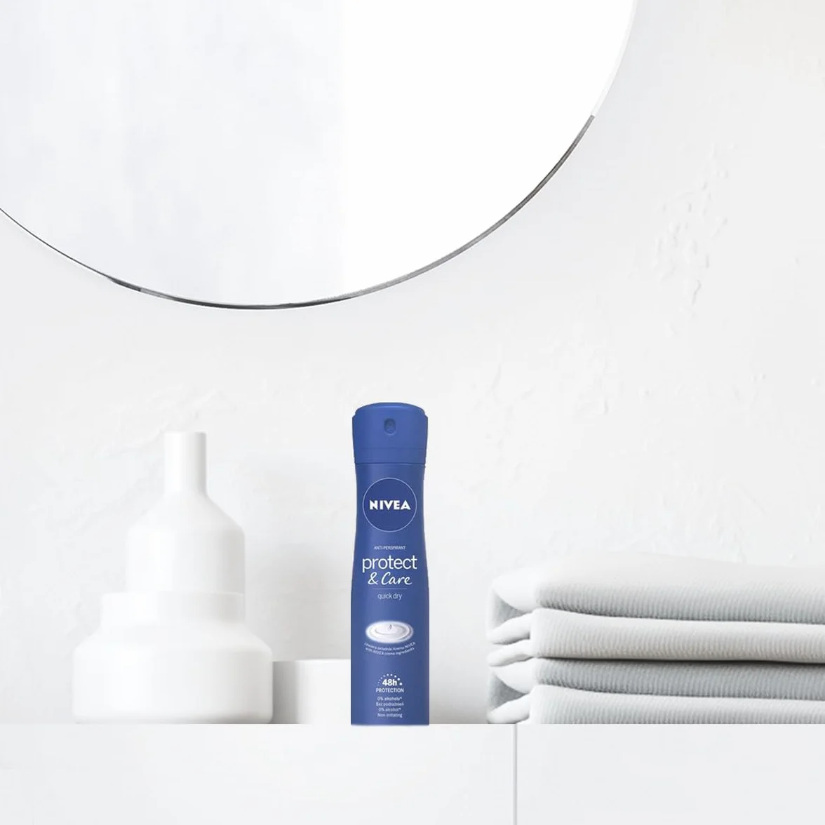 NIVEA Protect&Care 48 H Antyperspirant w sprayu dla kobiet 150 ml