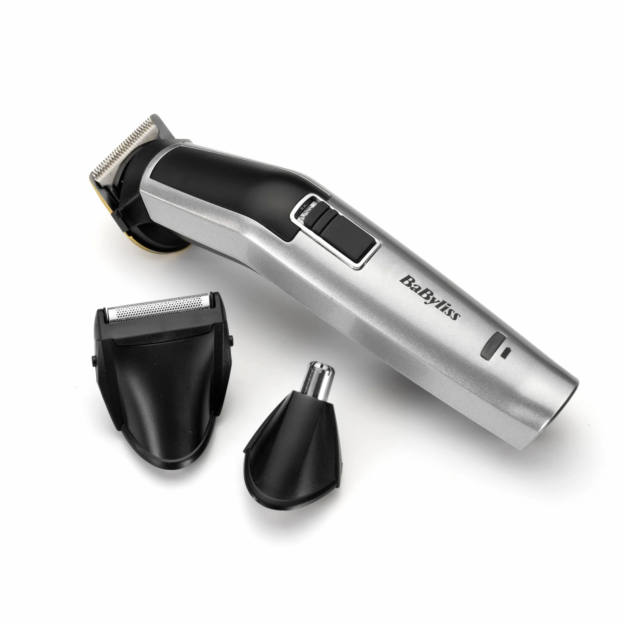 Zestaw BaByliss 8 in 1 Titanium Multi Grooming z końcówką trymera do nosa i golarką foliową
