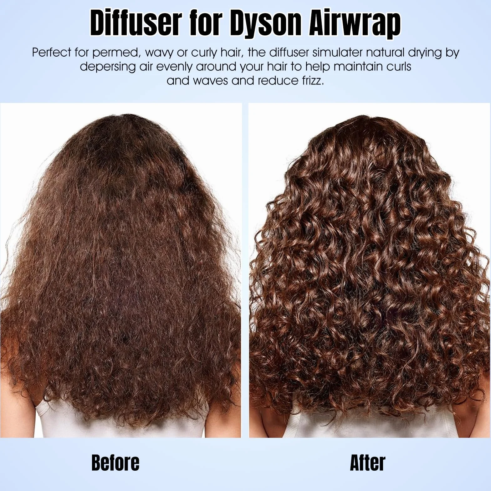 Ulepszona nasadka dyfuzora do Dyson Airwrap Styler HS01 HS03 HS05, przekształcająca stylizator powietrza w suszarkę do włosów