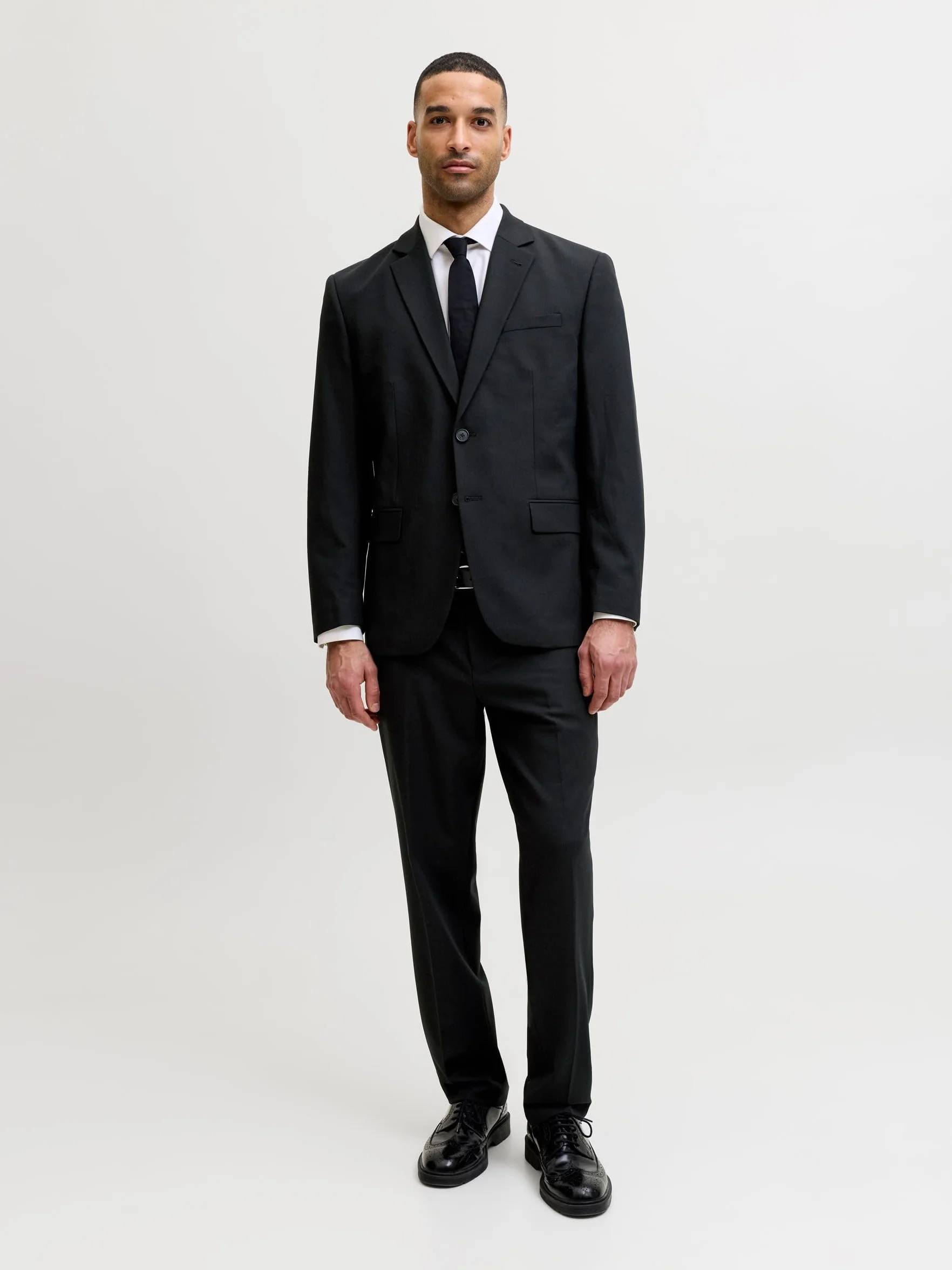 Jack & Jones JPRTHEO Suit Noos, Czarny/dopasowanie: regular fit, 48