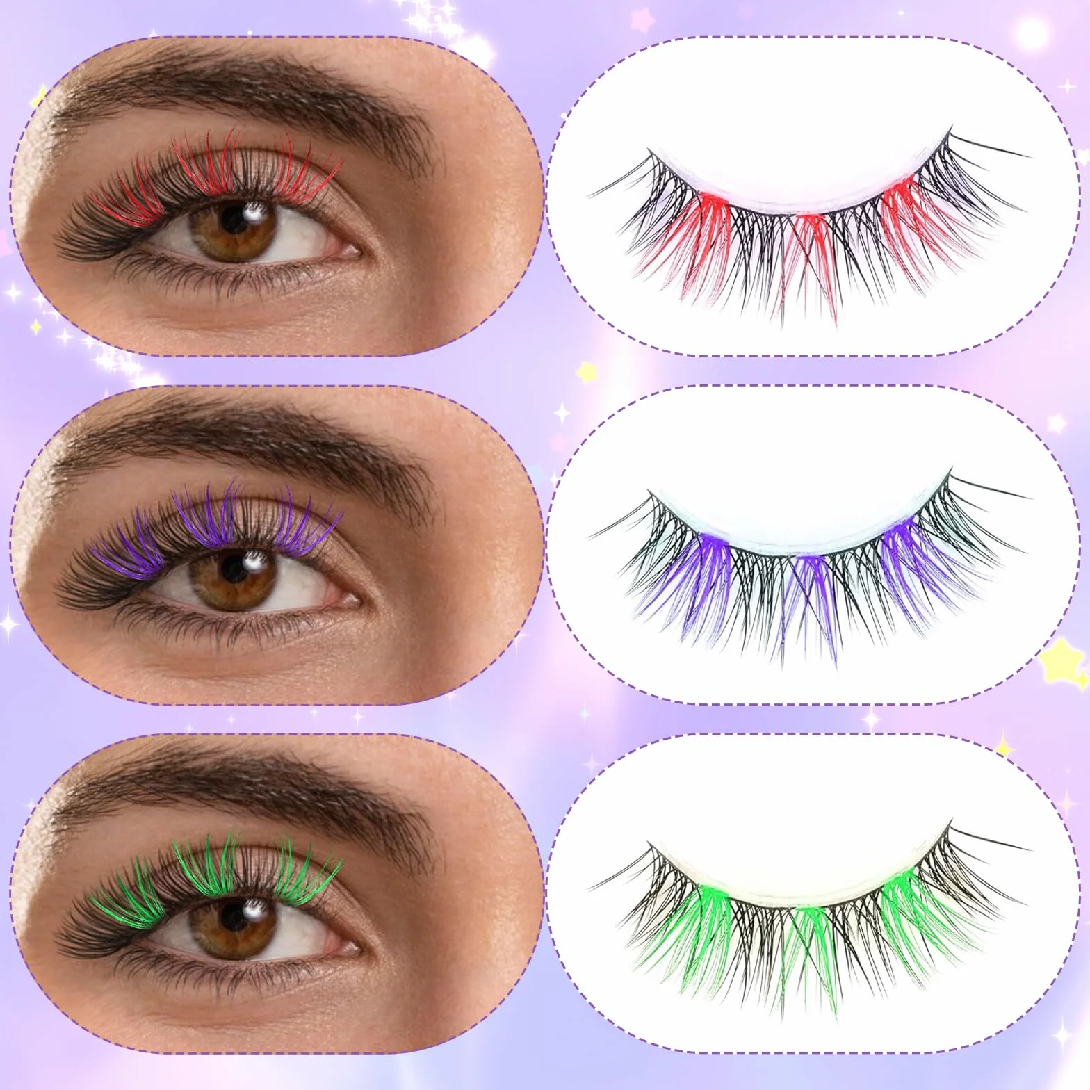 120 sztuk do farbowania rzęs, 14 mm, 16 mm, zestaw do przedłużania rzęs, 6 kolorów, pojedyncze rzęsy, klaster, białe sztuczne rzęsy, DIY, przedłużenie rzęs, D