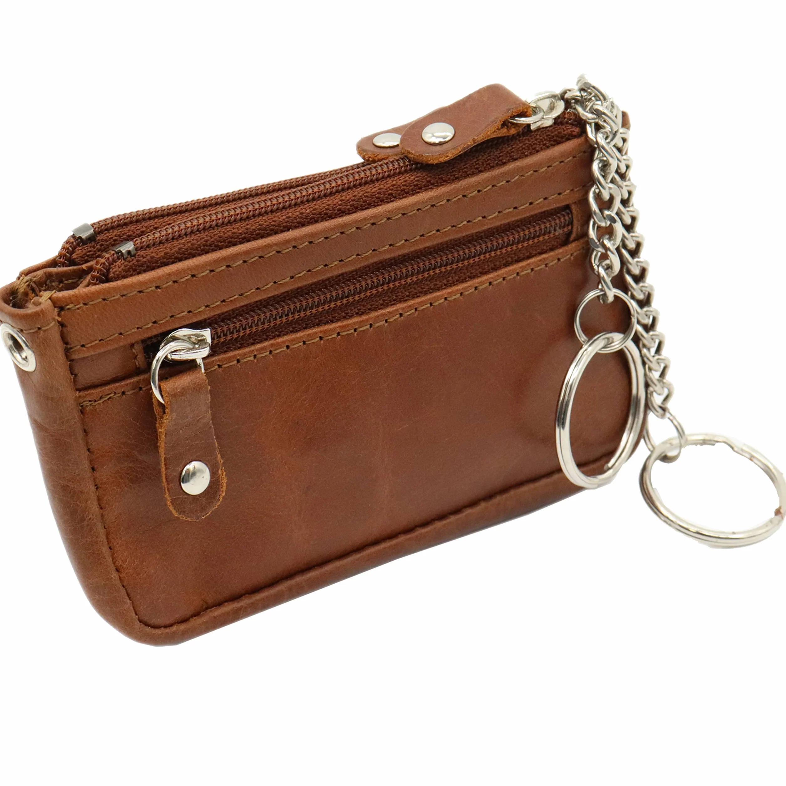 Safekeepers etui na klucze - etui na klucze - etui na klucze - etui na klucze skórzane - męskie - damskie skórzane, M brązowy, Schlüsseletui, Klasyczny