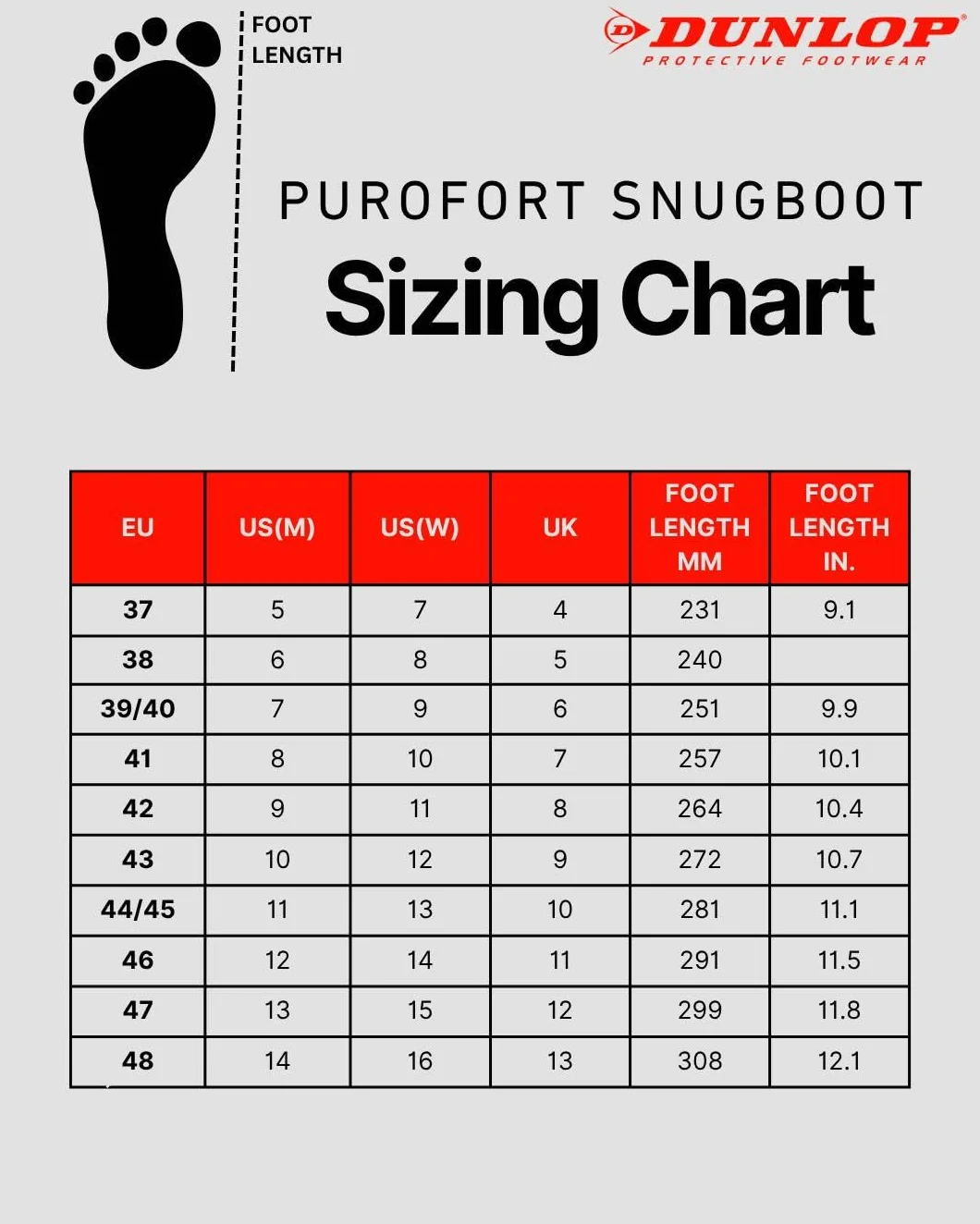 DUNLOP Uniseks SnugbootRozruch roboczy, Knee boot