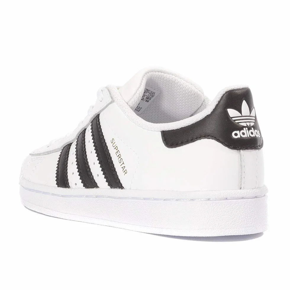 Adidas Superstar C Ba8378 Lacci Bianco Nero Bianco Nero/31