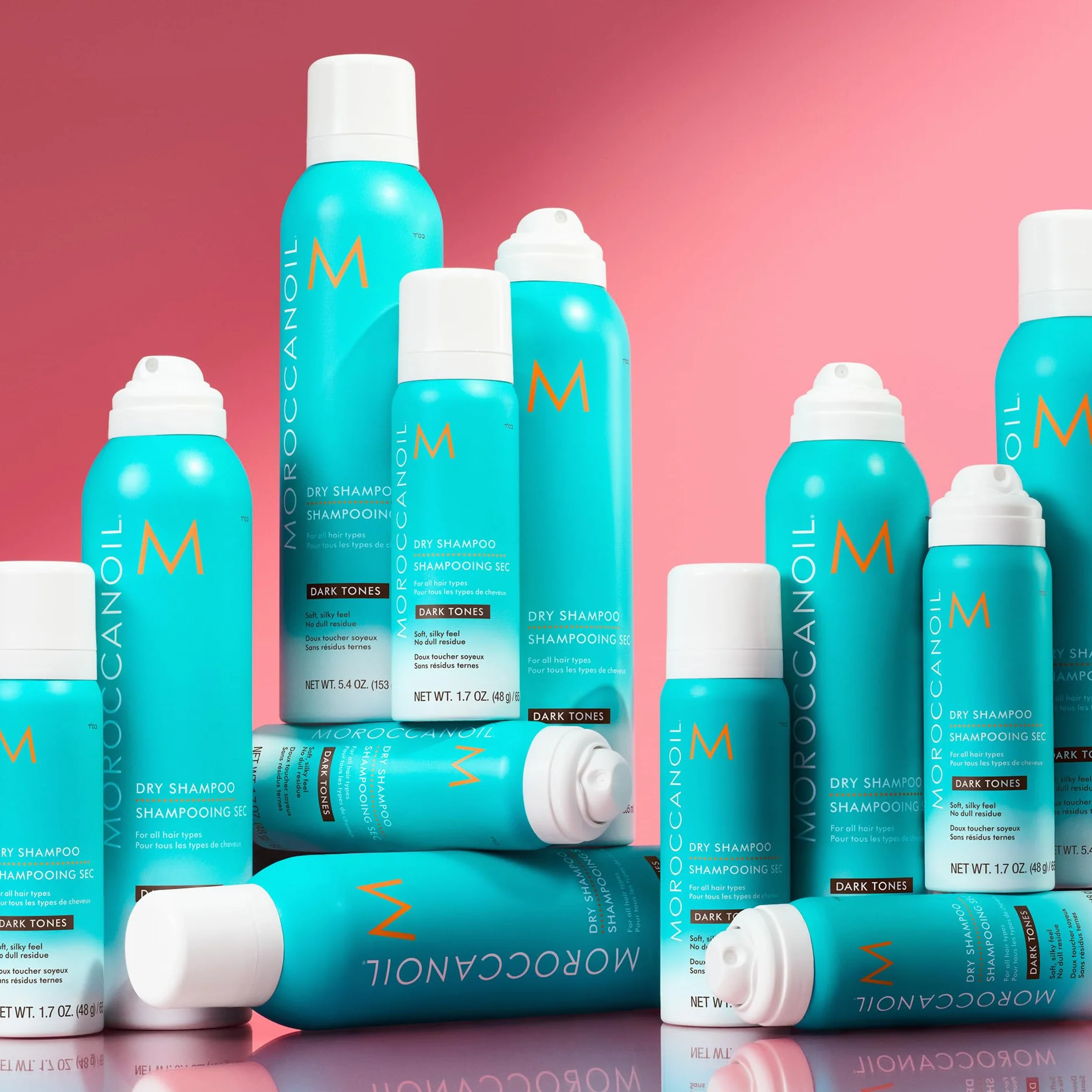 Moroccanoil Suchy szampon do włosów ciemnych, 205 ml
