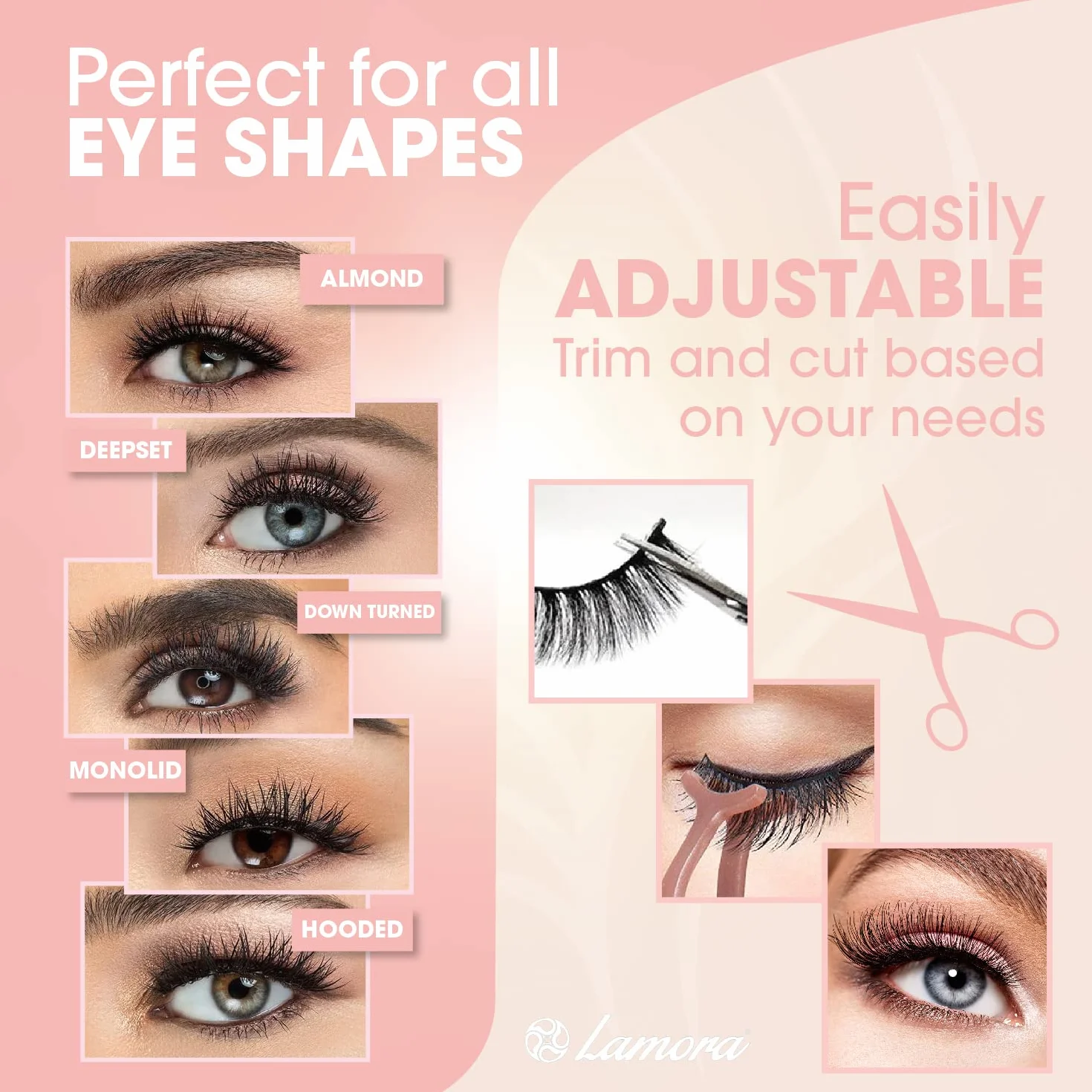 Zestaw sztucznych rzęs magnetycznych, magnetyczne rzęsy z eyelinerem, naturalne, do wielokrotnego użytku, w zestawie lusterko, szczypce do rzęs i opakowanie na prezent