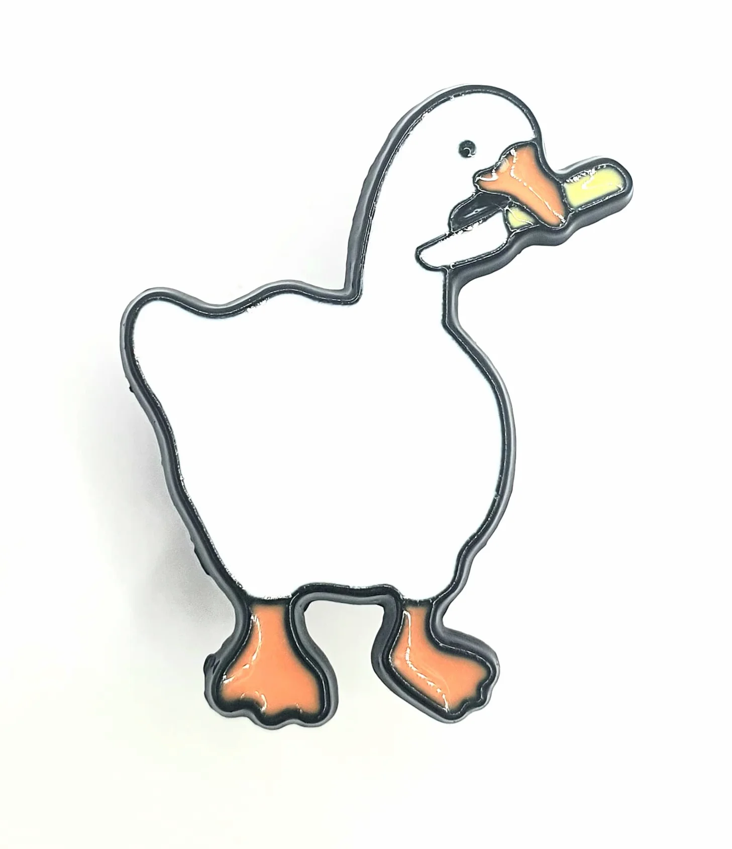Angry Goose Knife Evil Meme Game Funny Metal Pin Badge HONK!