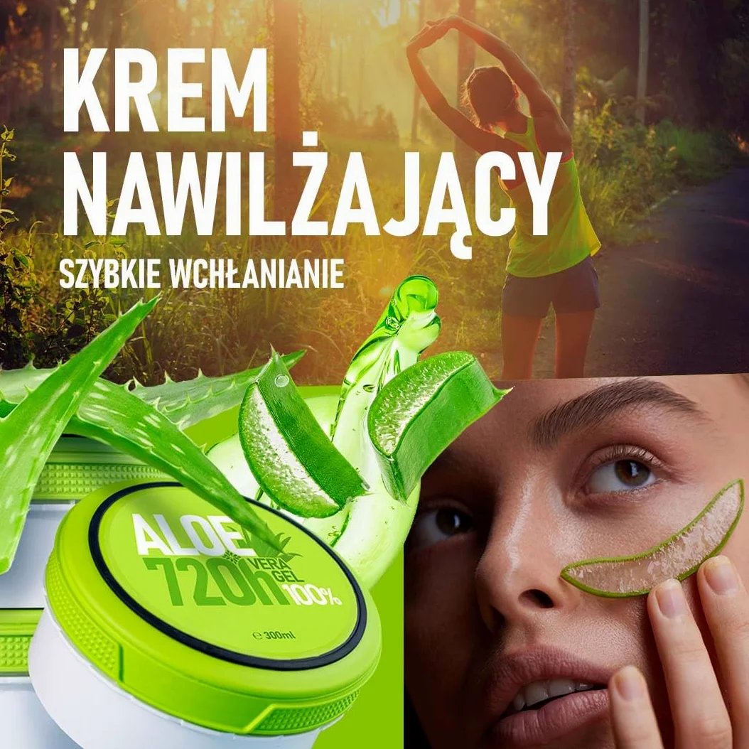Aloe Vera 720H Nawilżanie Uspokajanie skóry głowy Ochrona 2000 ml