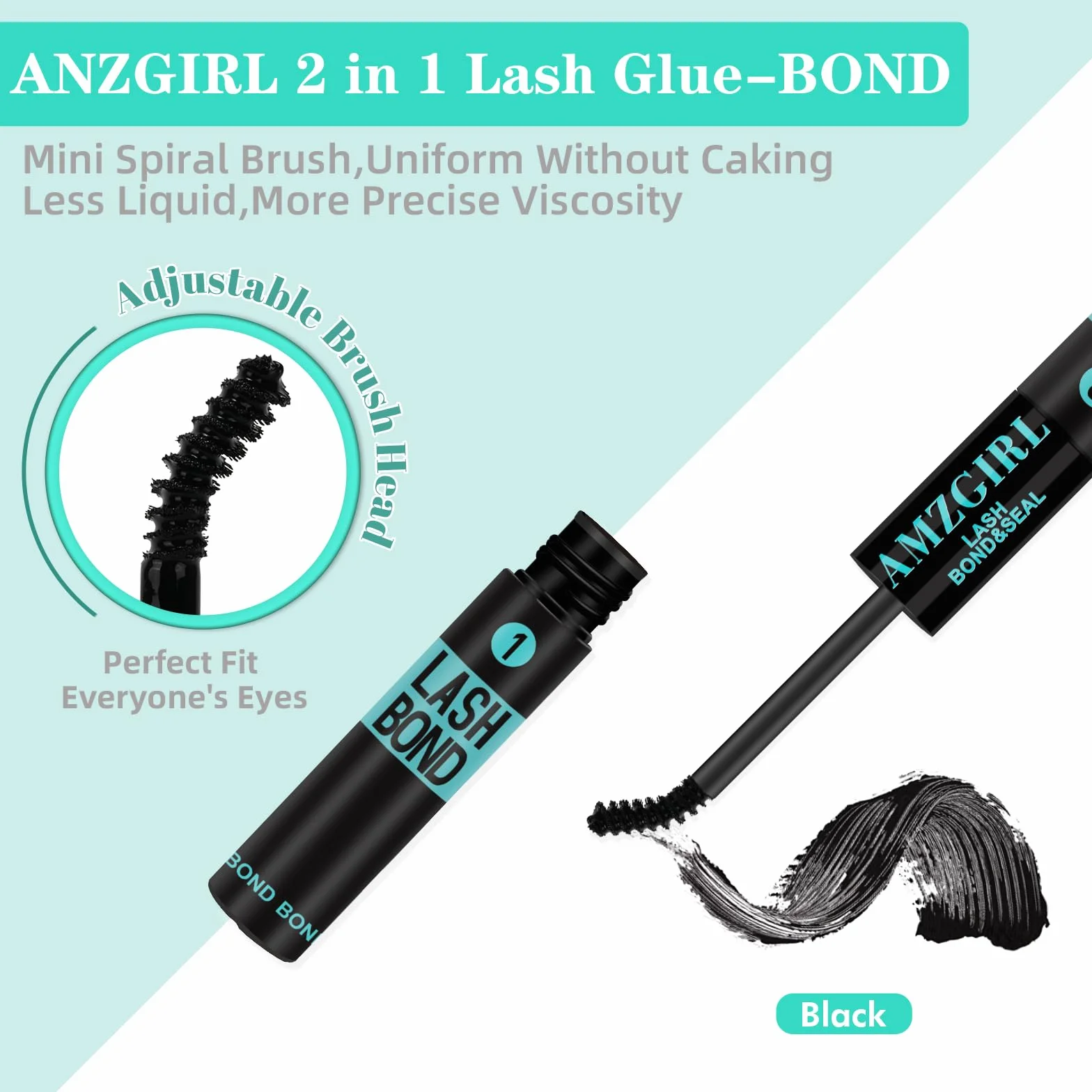 Lash Bond and Seal House of Lash Clusters rzęsa 10 ml, długotrwały 72 godziny, czarny DIY