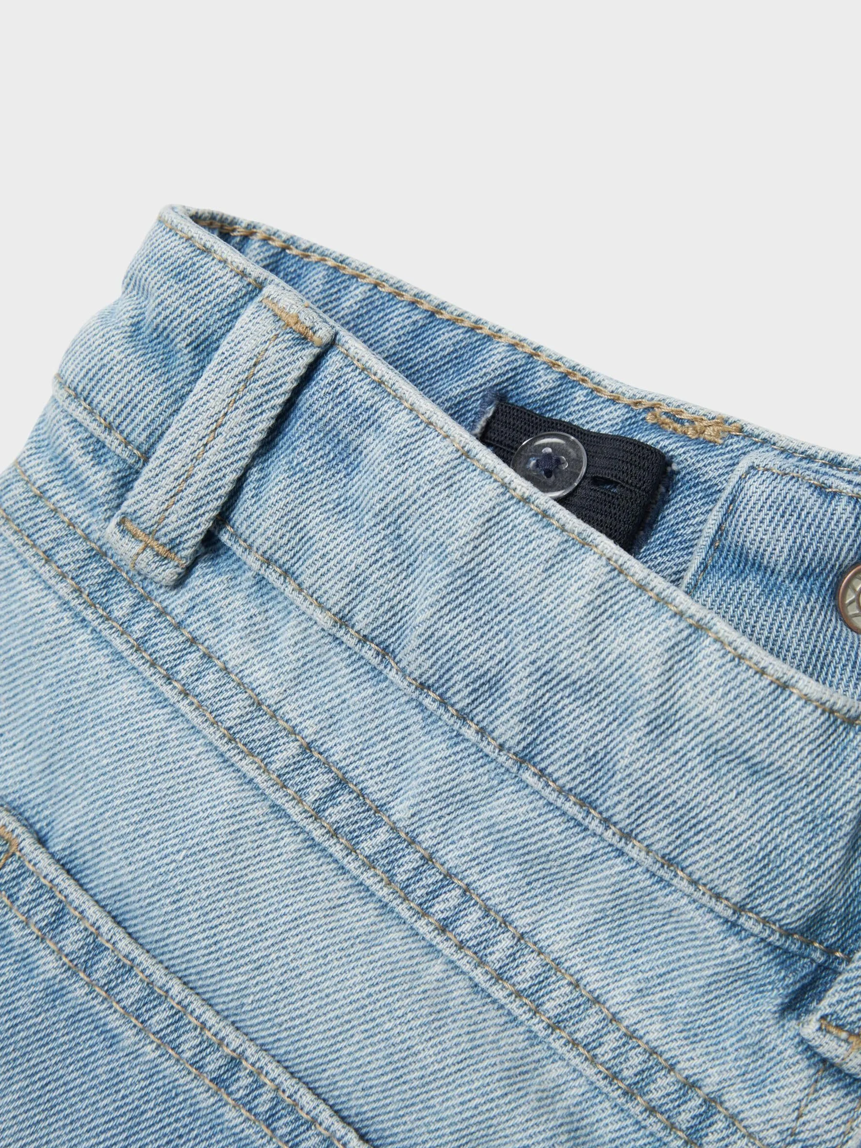 NAME IT Nkfrose Hw Wide Jeans 1411-te Noos - spodnie jeansowe Dziewczynki