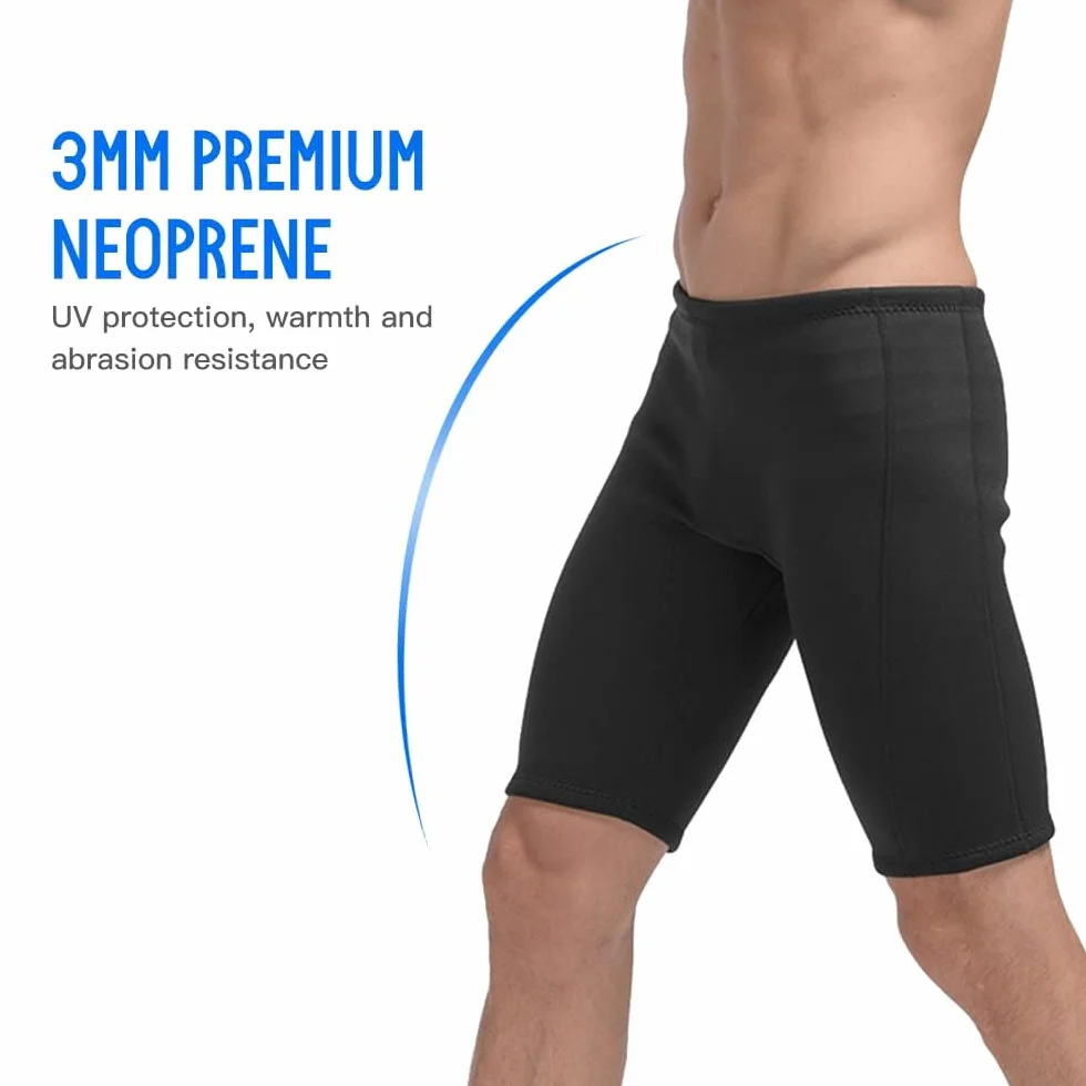 3 mm neoprenowe spodenki nerwowe szorty męskie pnie pływackie spodnie nurkowe wodne sporcie bielizny stroju kąpielowe dno mokrzy garnitury mokre garnitury