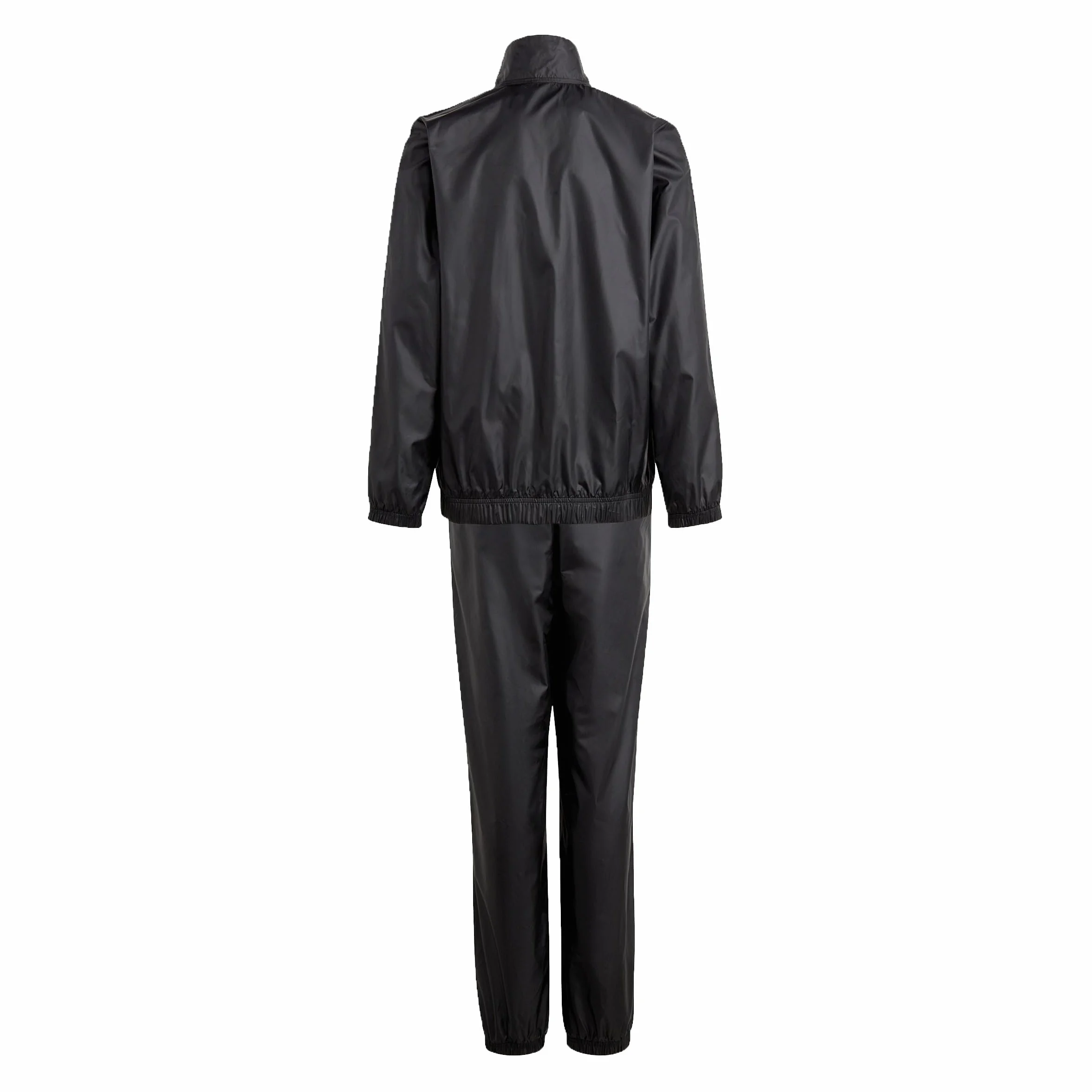 adidas Uniseks - dzieci Essentials 3-Stripes Woven Track Suit, black/mgh solid grey, 7-8 Years