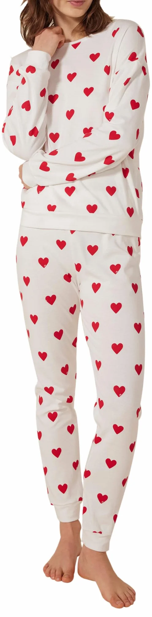 Petit Bateau Piżama z długim rękawem Kobiety A0b5u