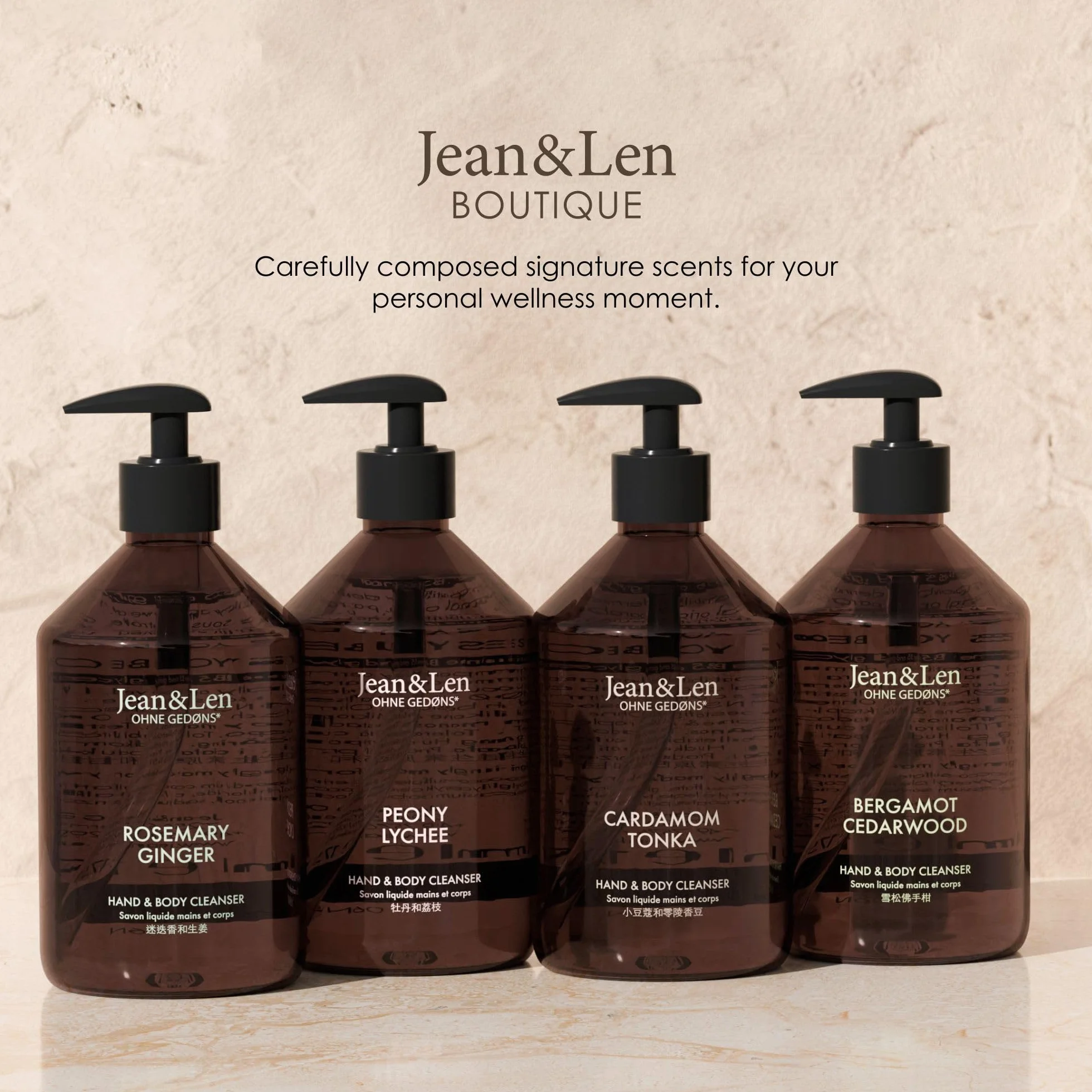 Jean & Len Cardamon & Tonka Żel pod Prysznic, 500 ml