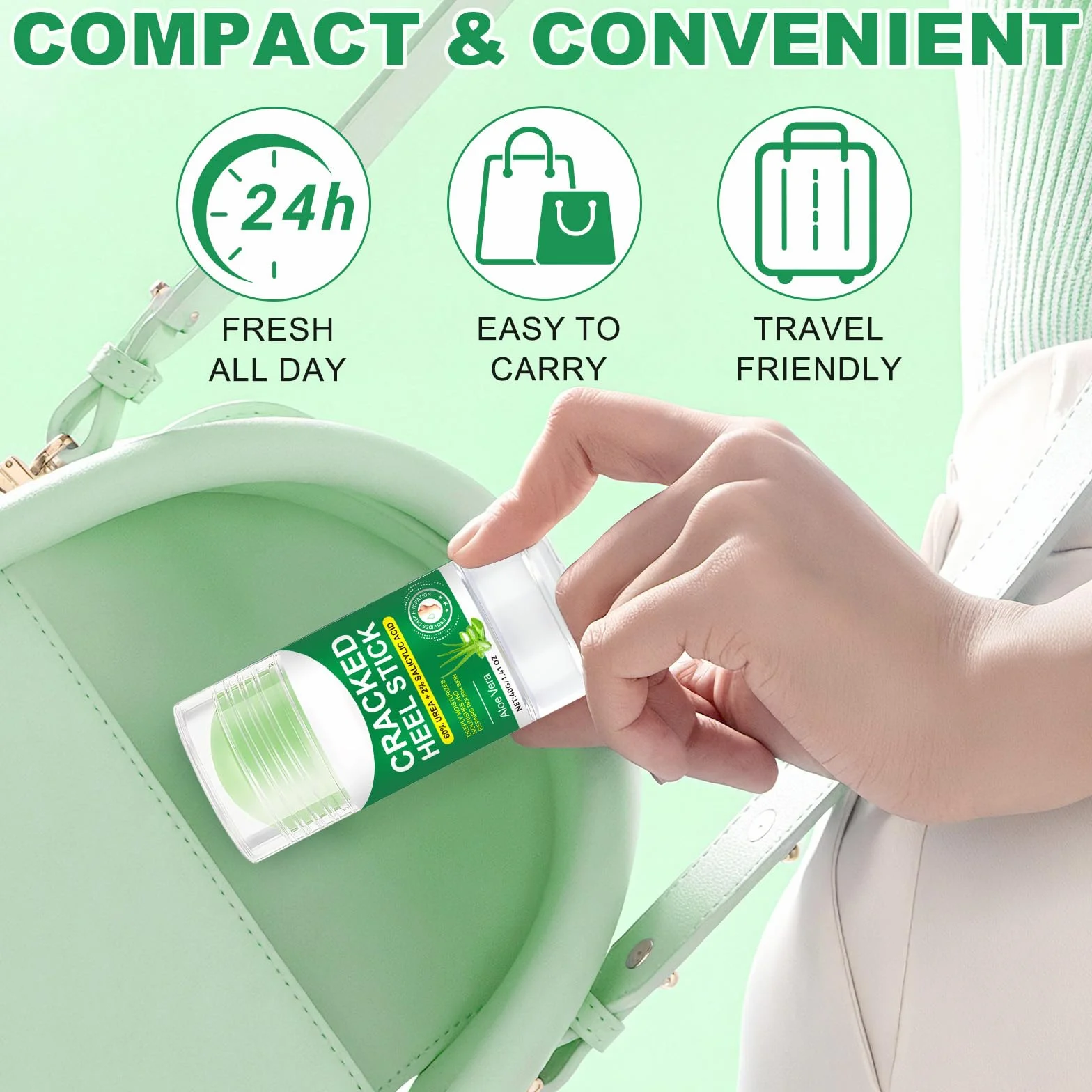 Mocznik w sztyfcie do pięt 60% z kwasem salicylowym 2% 40 g Aloe Vera