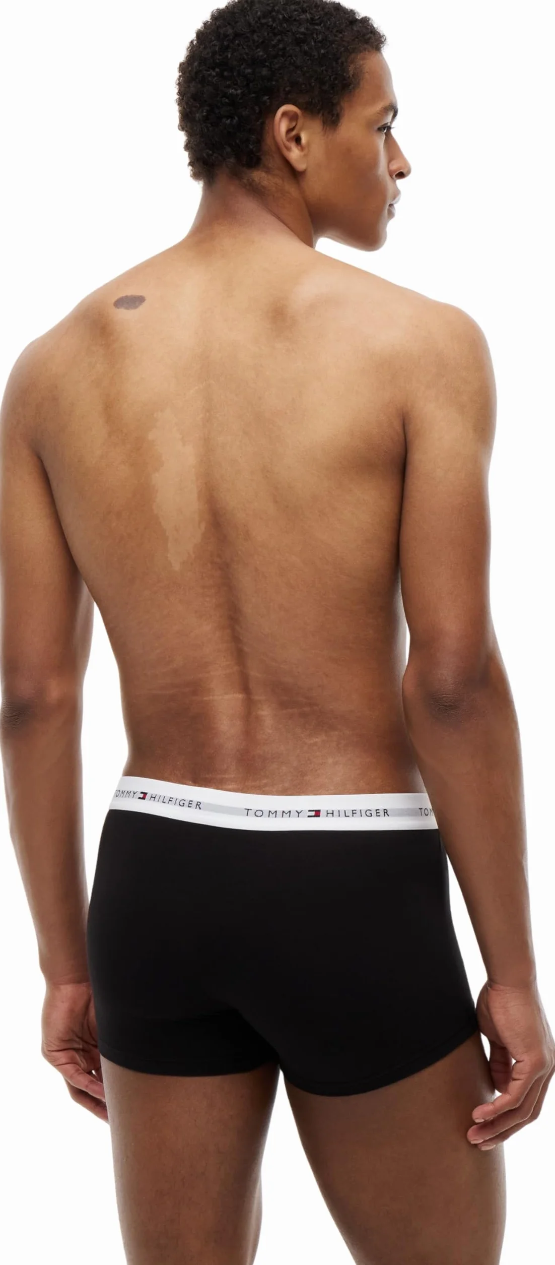 TOMMY HILFIGER Męski 3P WB TRUNK UM0UM02763, Czerwony, L, Czerwony (Th Wht/Th Wht/Th Wht), L