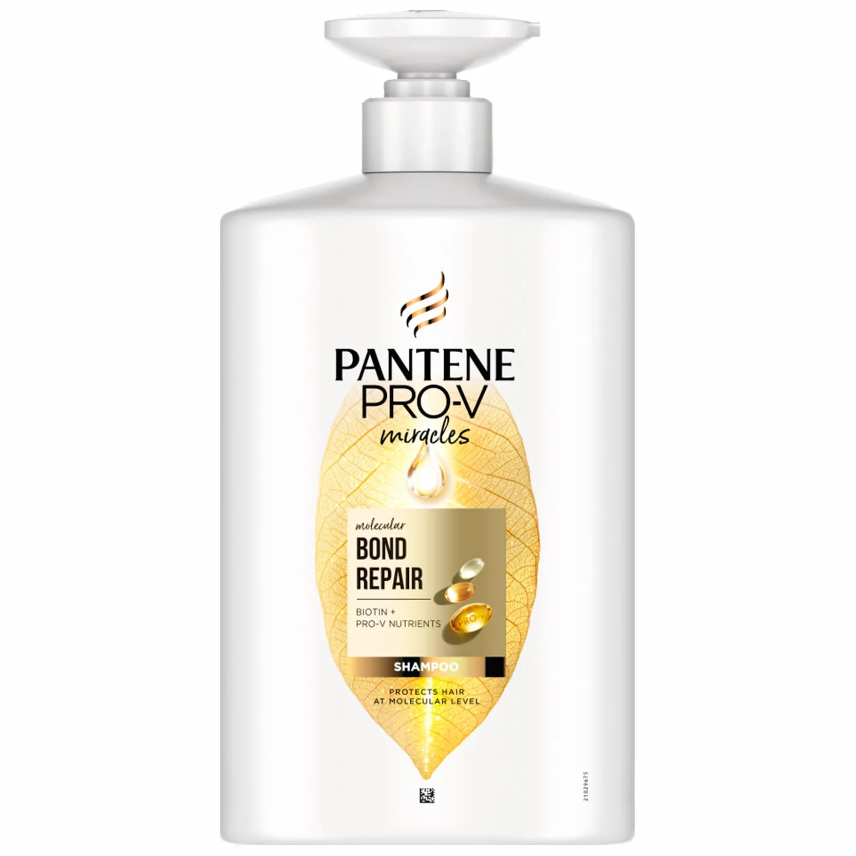Pantene Molecular Bond Repair szampon z biotyną, butelka z dozownikiem 1000 ml. Koncentrat Pro-V do włosów suchych i zniszczonych