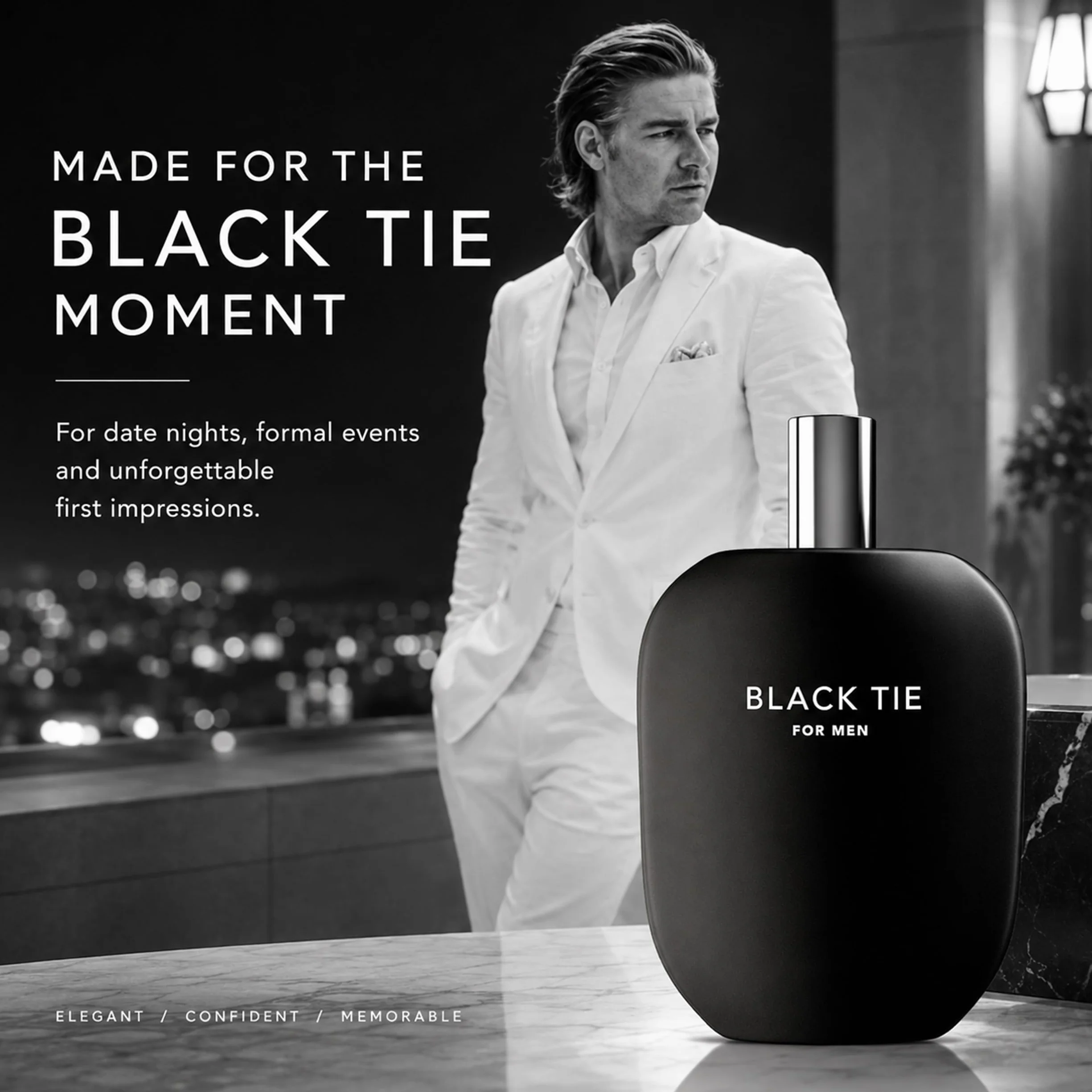 Fragrance One Jeremy Fragrance Black TIE for Men woda perfumowana 100 ml