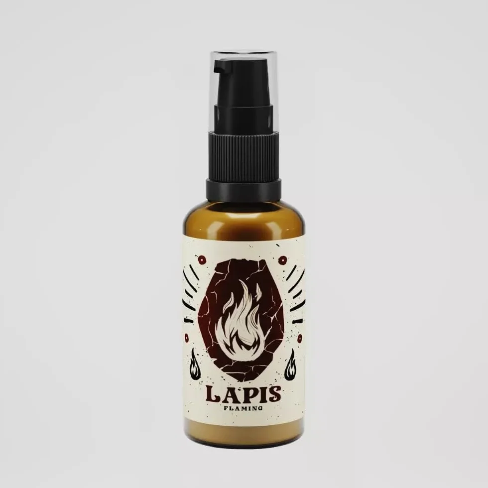 Lapis Flaming Beard Shaper balsam do brody 50 ml, stylizacja i pielęgnacja męskiej brody z olejem z awokado, masłem shea i woskiem pszczelim, naturalny wygląd