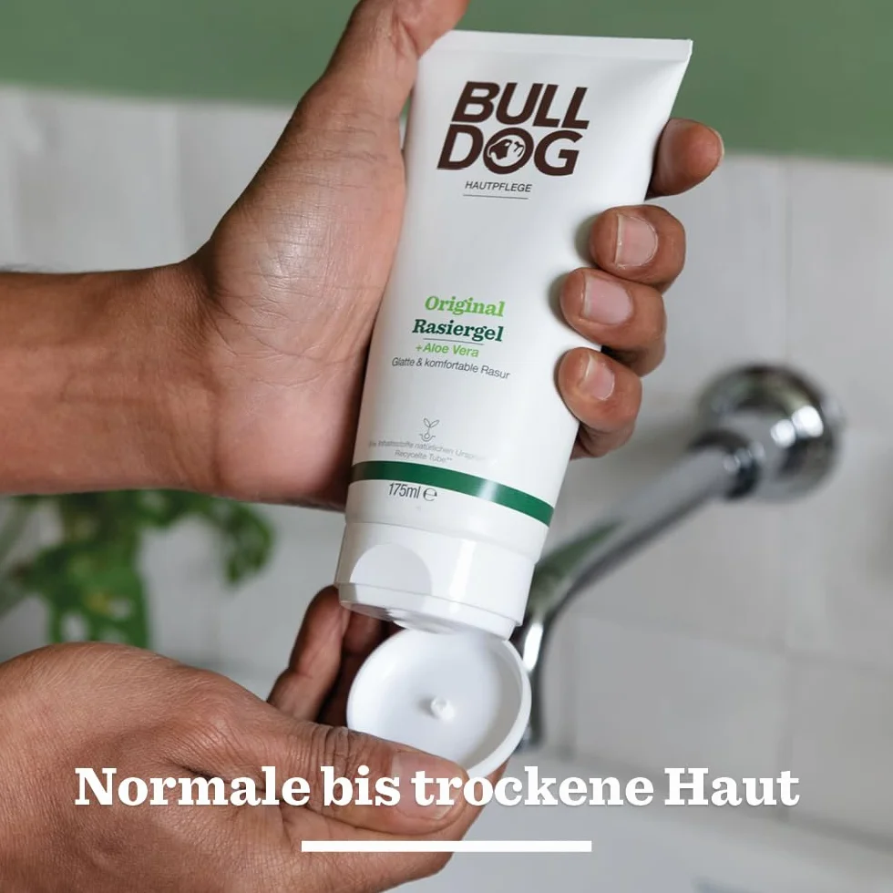Bulldog Oryginalny żel do golenia dla mężczyzn, 175 ml