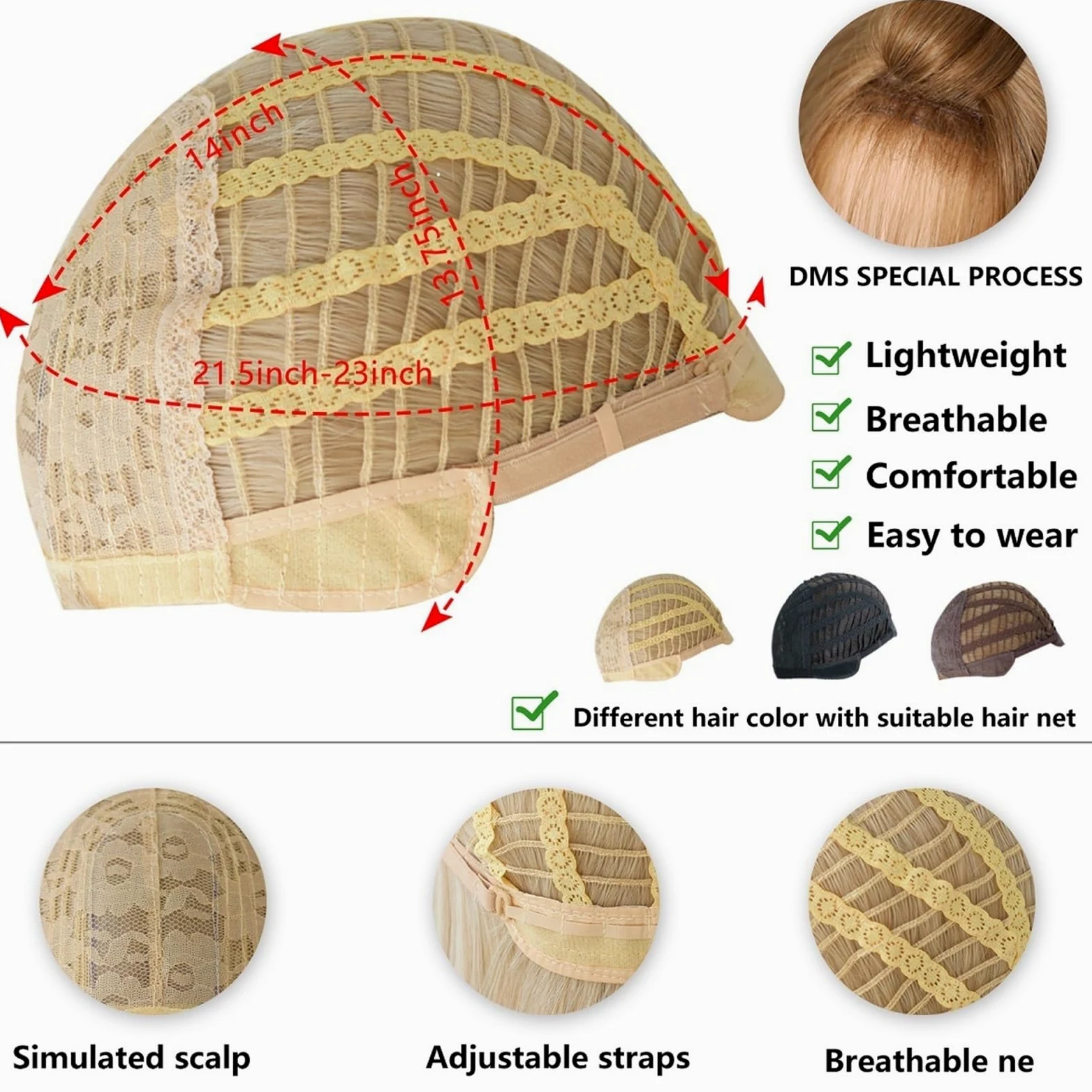 Peruka naturalna Ombre peruka peruki z długimi kręconymi włosami dla kobiet codzienny Cosplay syntetyczny puszysty peruka syntetyczna żaroodporna Peruka syntetyczna (Color : 9039-802)