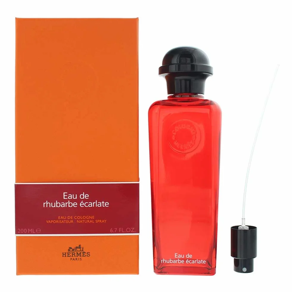 HERMES PARIS EAU DE RHUBARBE ECARLATE ZEA DE COLOGNE 200ML VAPORBE