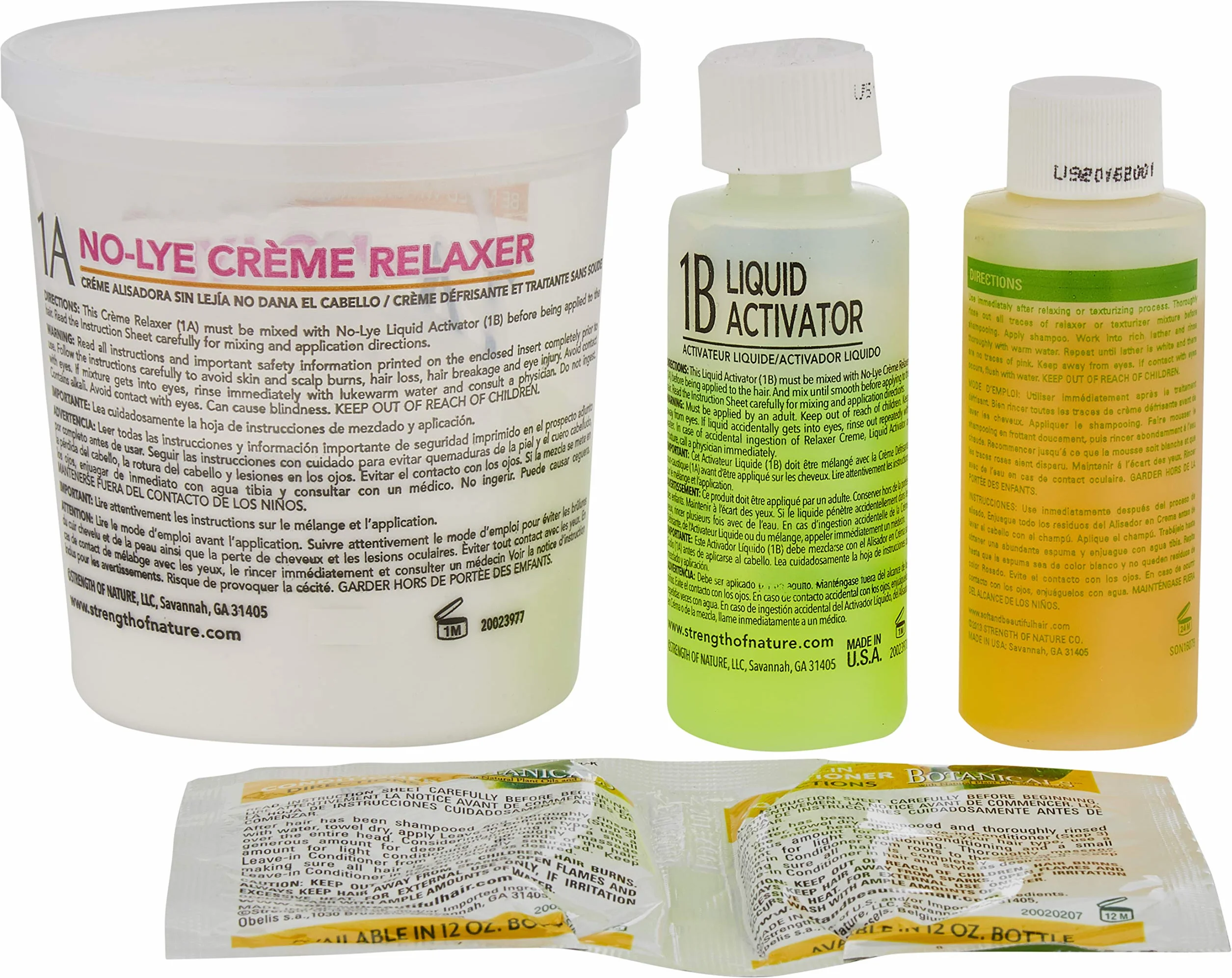 Soft & Beautiful Bot.Relaxer Kit Regular 1 Application
