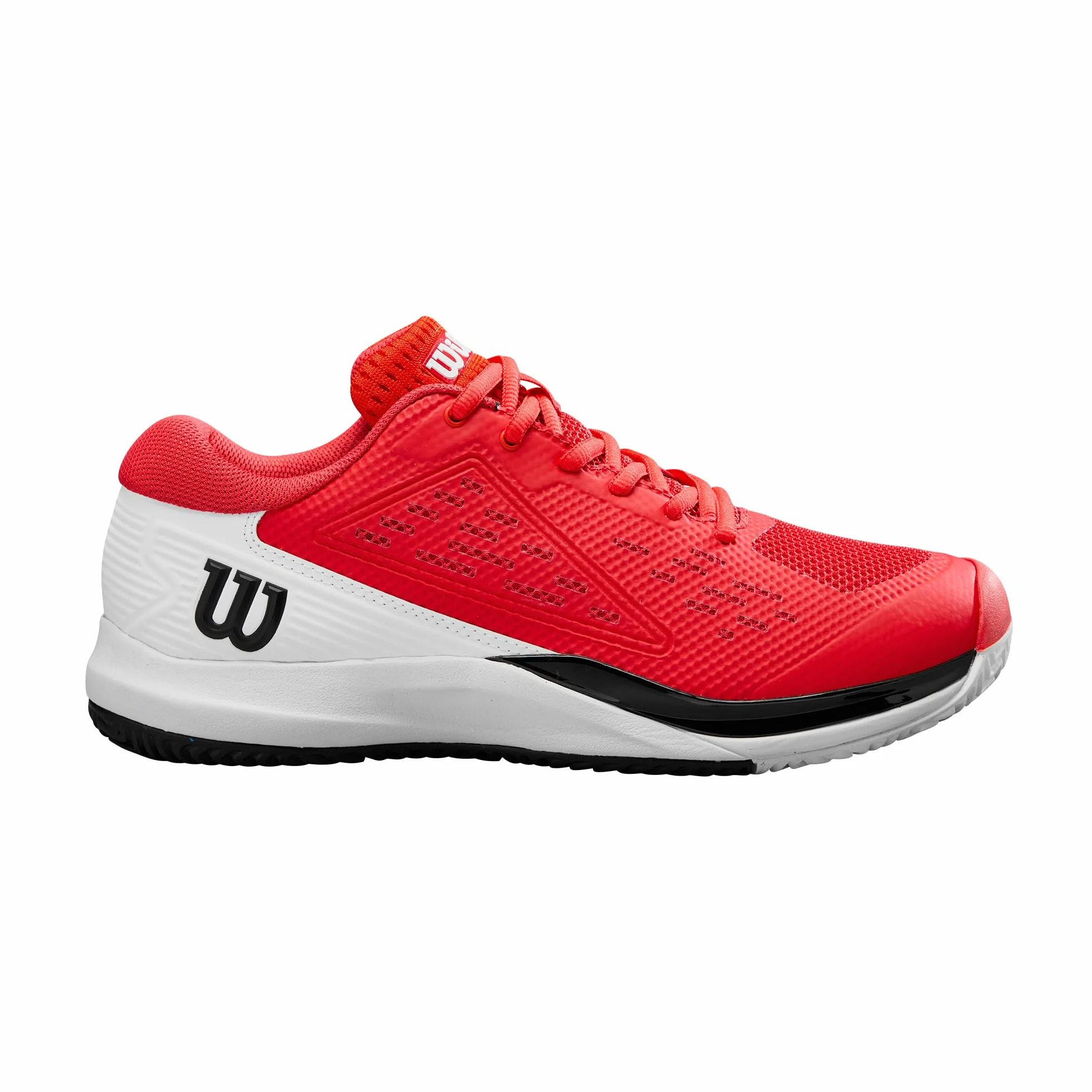 Wilson Męskie buty tenisowe Rush PRO ACE, podczerwień/białe/czarne, 42 EU, Podczerwień, biały, czarny, 9 UK