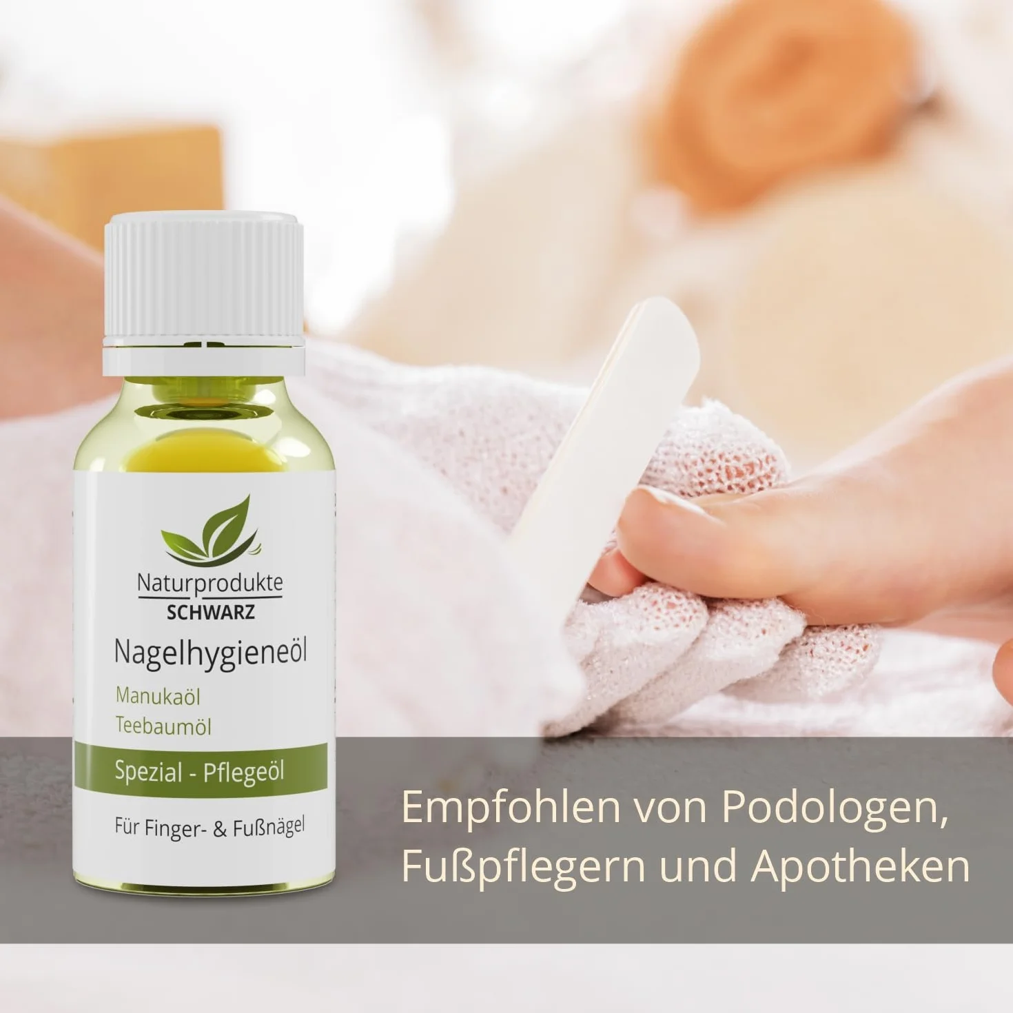 Olejek do higieny paznokci z olejkiem z drzewa herbacianego i manuka 10 ml