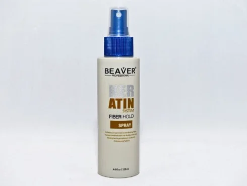 Beaver KERATIN korektor z włókien do budowania włosów 28 g CZARNY (włókna bobra + spryskiwacz do trzymania włókien za 3,99 £)