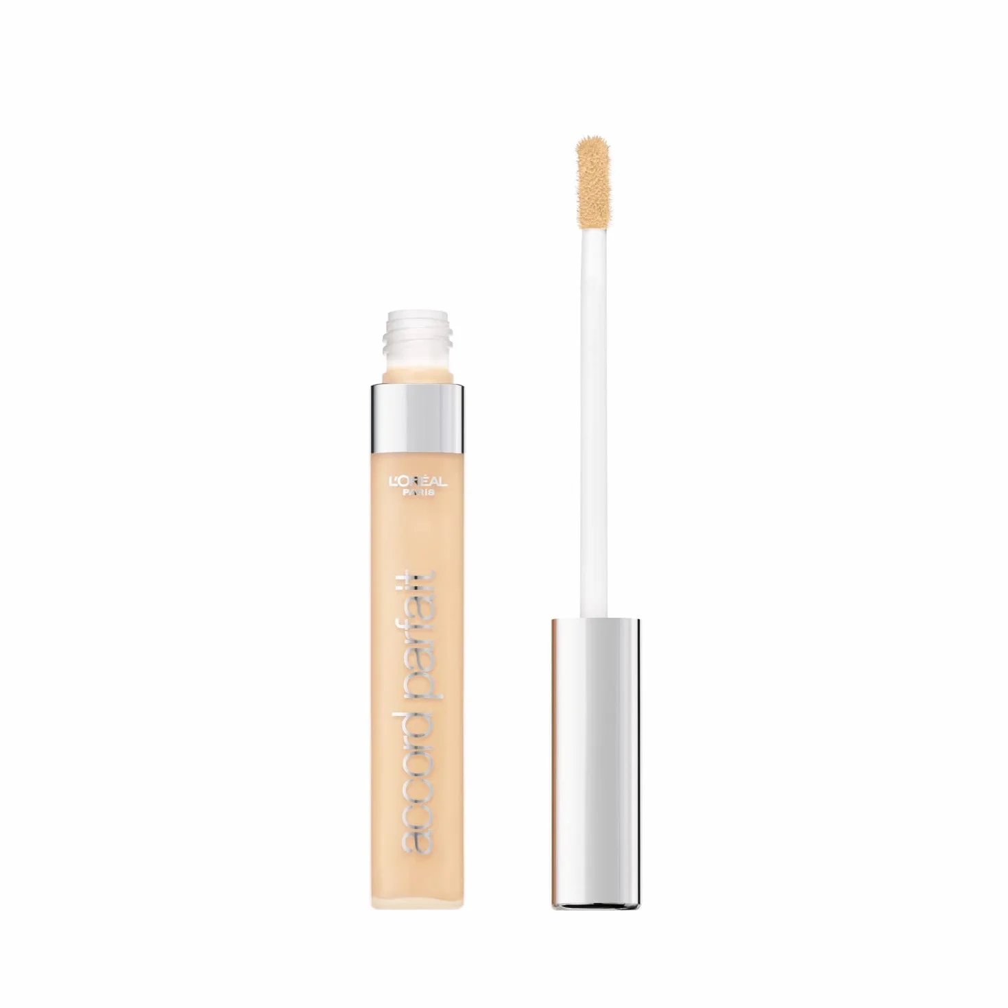 L'Oréal Paris True Match All In One Korektor do twarzy, lekka formuła z kofeiną, 1.N Ivory, 6,8 ml