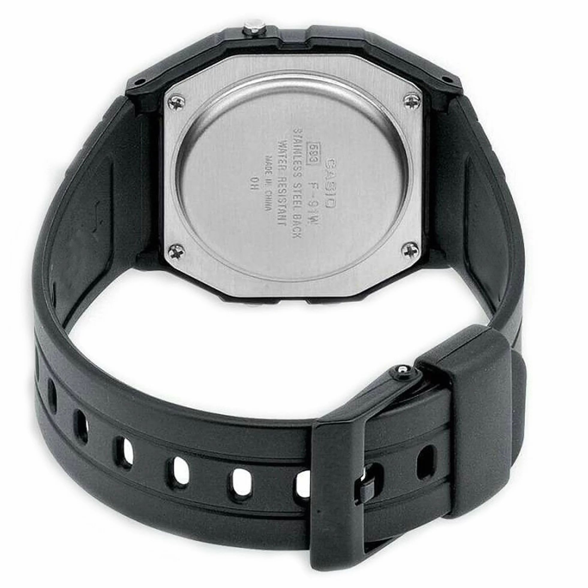 Pasek do zegarka Kompatybilny z Casio F-91 F-91W F-105 F-106W F-94 W-217h 18mm Ref 283P4