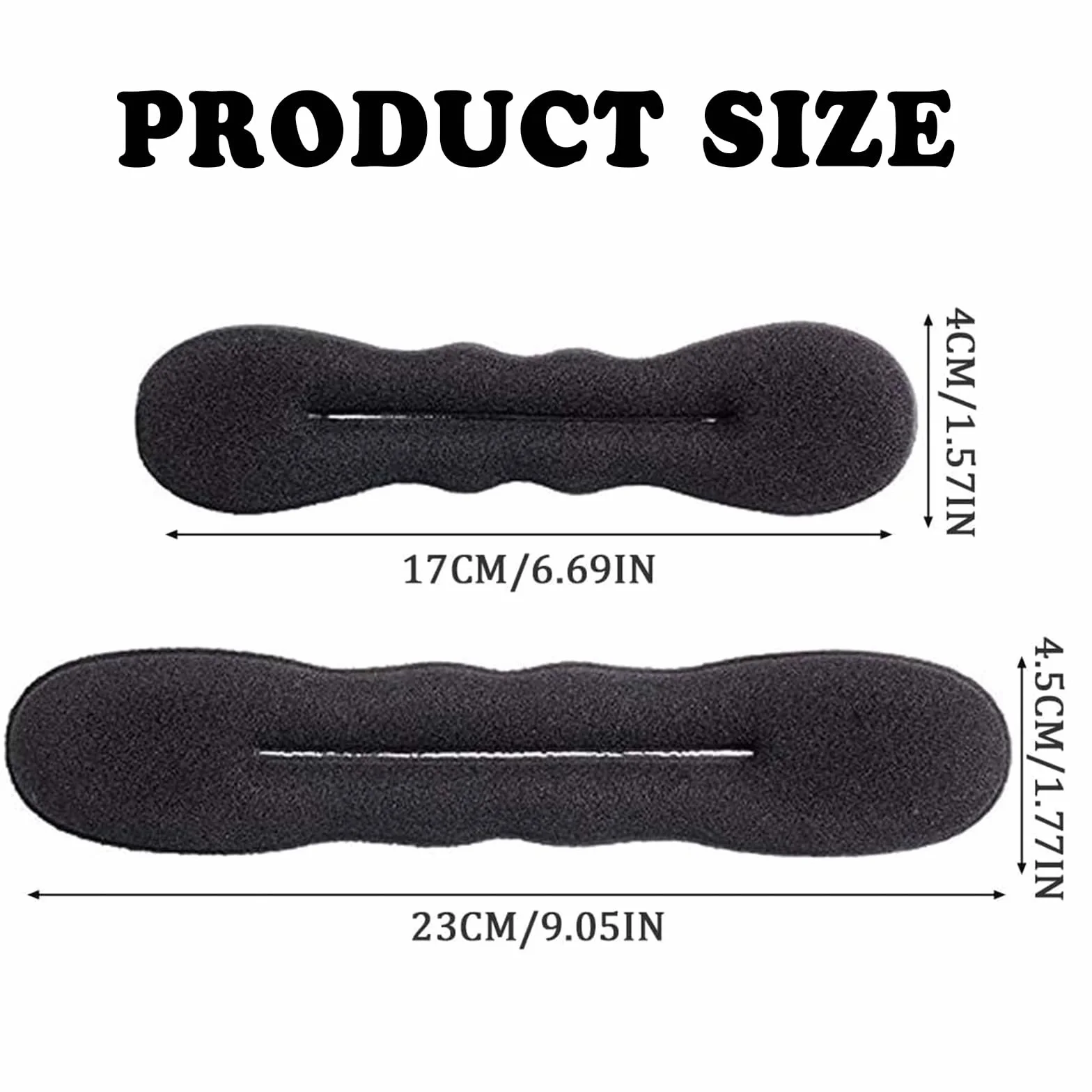 Zestaw 4 Magic Bun Klips do włosów, Kok Łatwy do Włosów Pączek do koka Elastyczne i wielokrotnego użytku dla koka baletowego