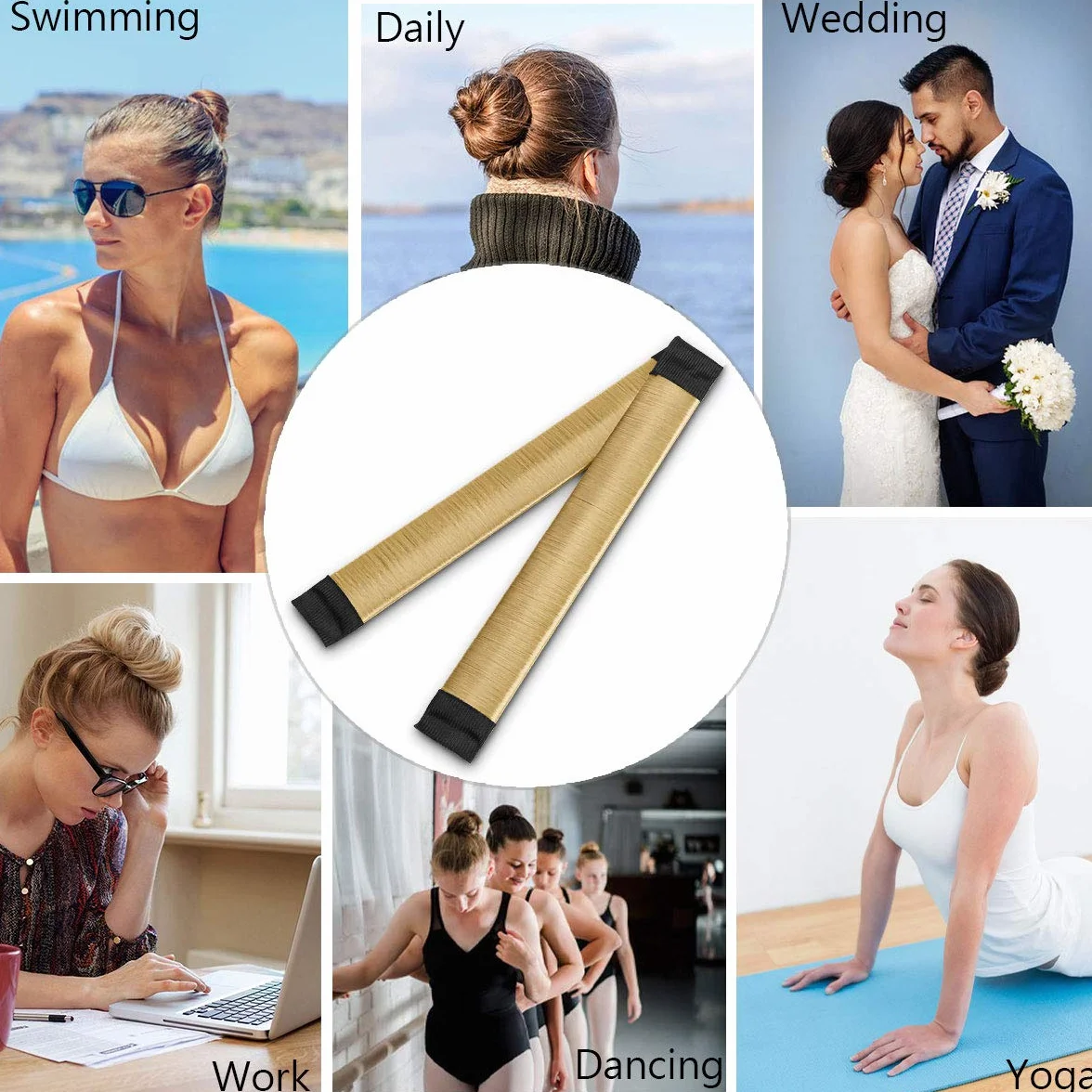 Magic Hair Dutt Maker French Twist Hair Bun Maker 8 sztuk akcesoria do włosów brązowy jasnobrązowy ciemnobrązowy blond