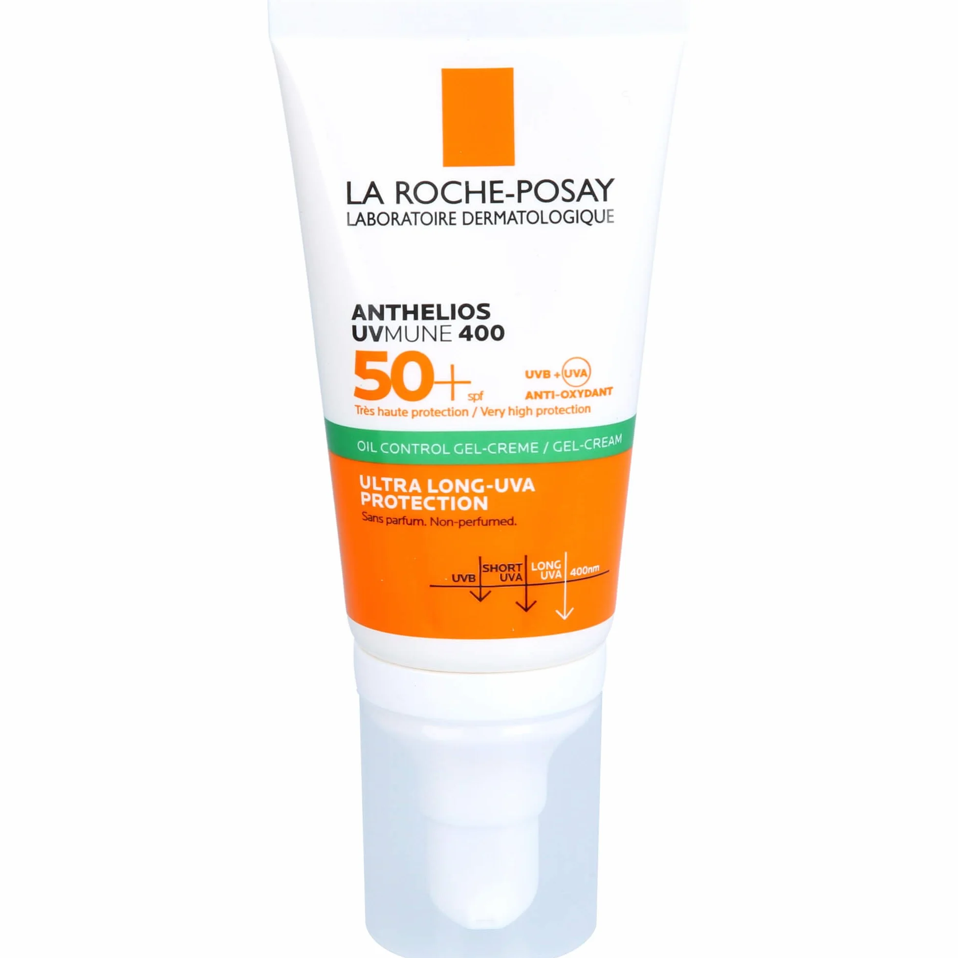 La Roche-Posay Innovation Anthelios UV Mune 400 50+ Oil Control Gel Creme Ultra Long UVA Protection Sans Parfum 50 ml