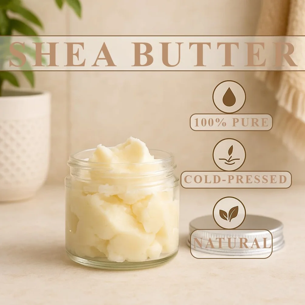 Masło shea 100% czyste nierafinowane naturalne karite 1000 g