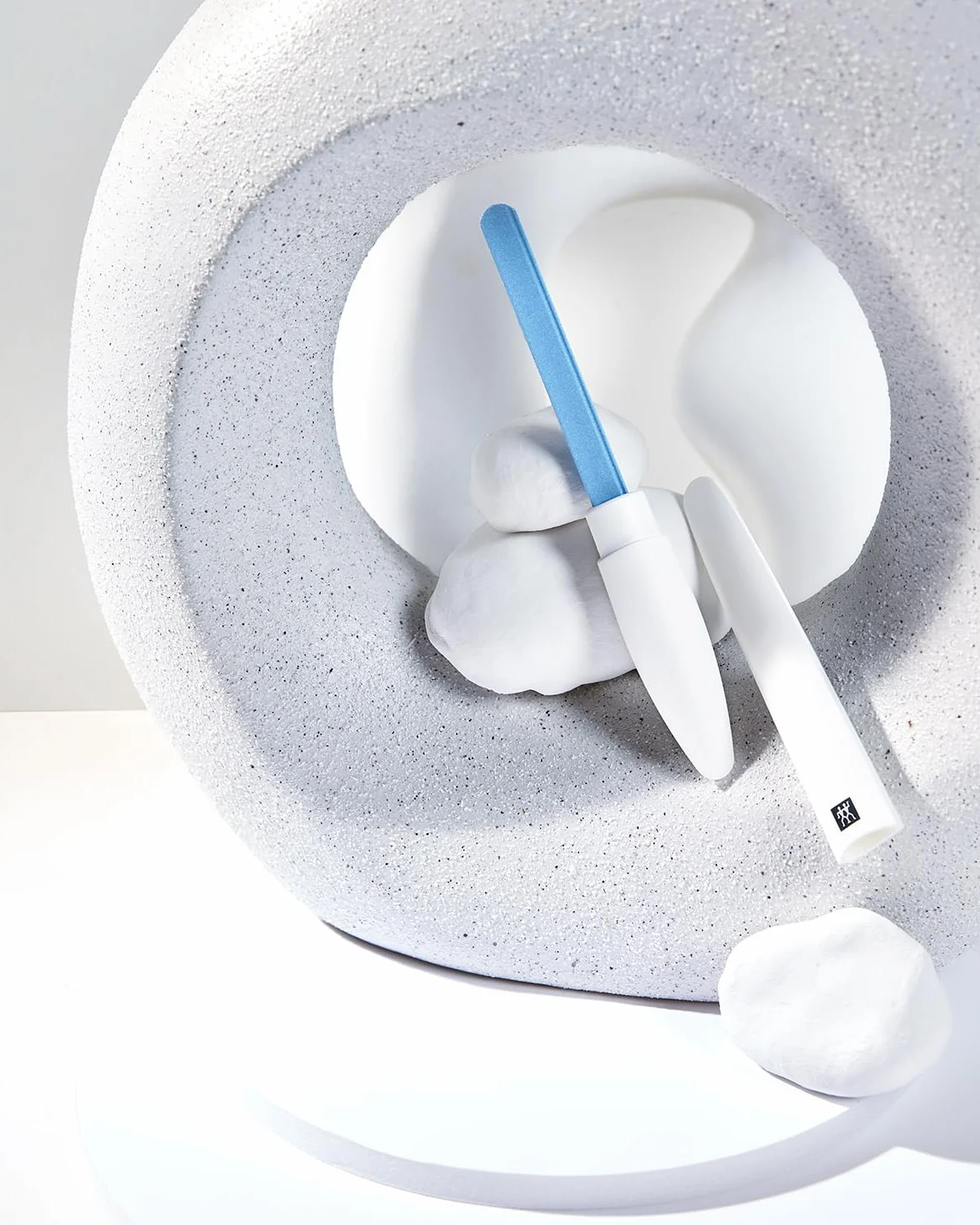 ZWILLING Pilnik do paznokci ceramiczny (gruboziarnisty i drobnoziarnisty, do wrażliwych paznokci, z nasadką ochronną), premium, biały, 170 mm