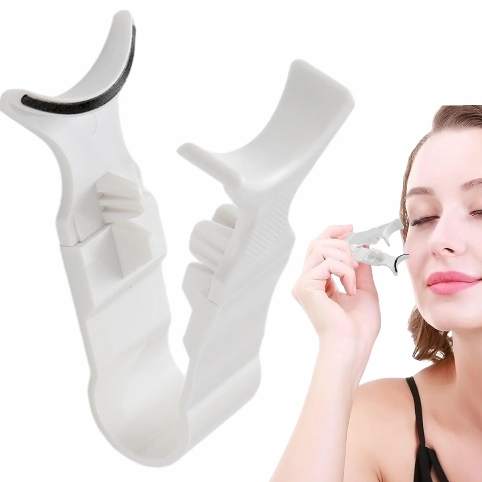 Magnetyczny aplikator do rzęs, ergonomiczne rowki na palce, funkcja pozycjonowania rzęs, aparatura kosmetyczna, idealny dla kobiet