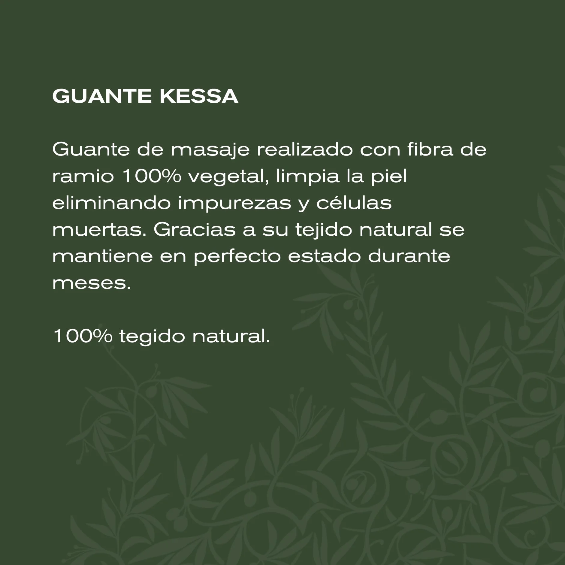 Rękawica Kessa Premium - 100% roślinne włókno ramionowe - idealne do złuszczania skóry, obowiązkowe obok czarnego mydła