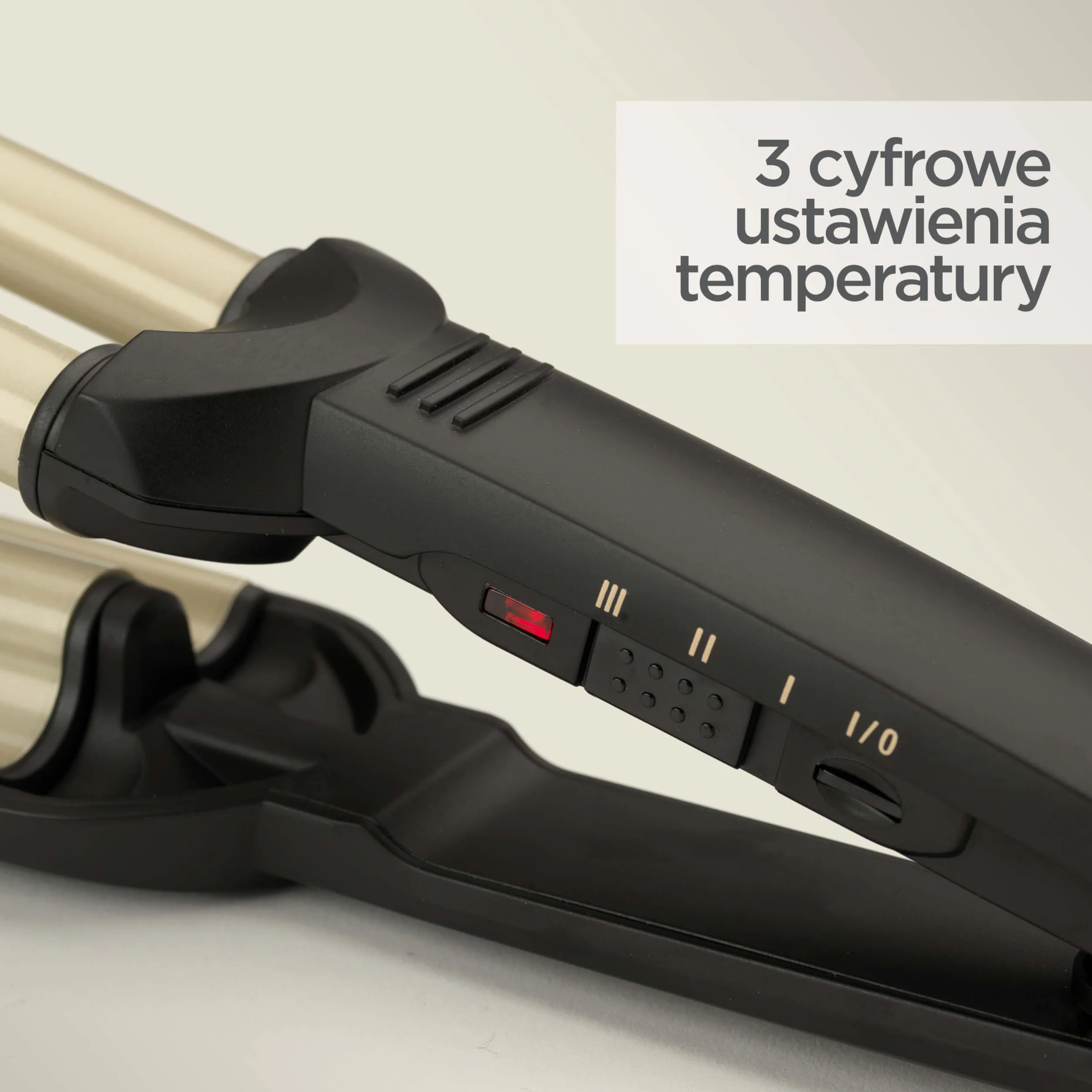 BaByliss Easy Waves C260E Triferro Beach Waves lokówka ceramiczno-tytanowa 3 ustawienia temperatury